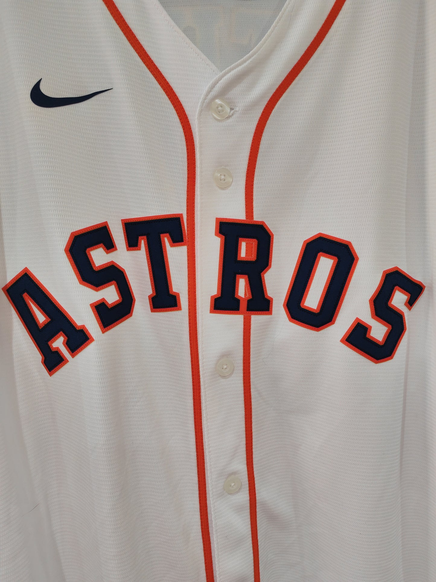 Nike Houston Astros MLB Jersey, #27 Altuve, White, Size XL