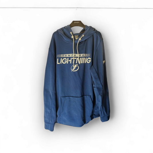 Fanatics Authentic Pro Tampa Bay Lightning NHL Pullover Hoodie, Blue, Size XL