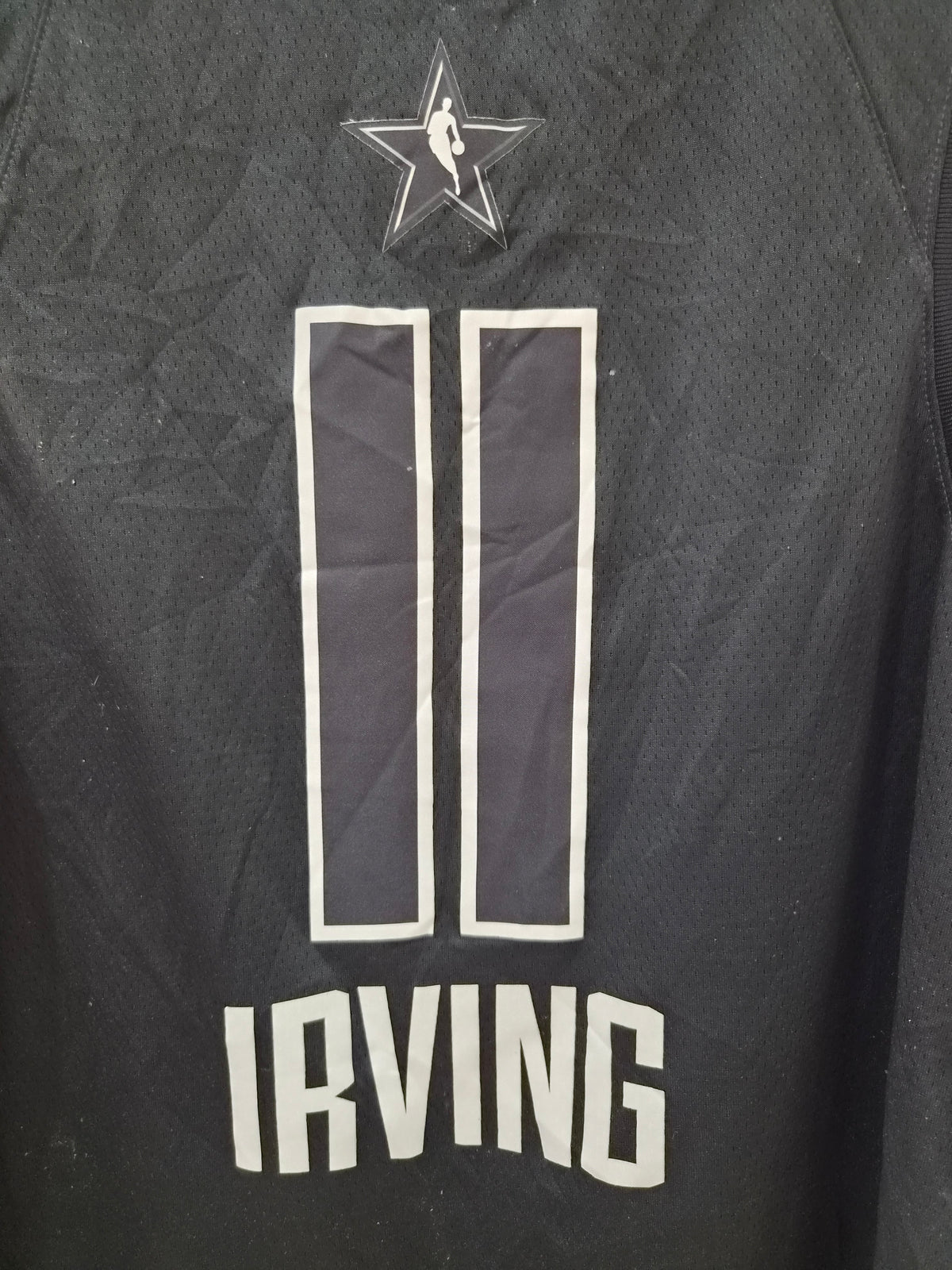 Jordan 2018 NBA All Star Game Boston Celtics Jersey, #11 Irving, Black. Size XL