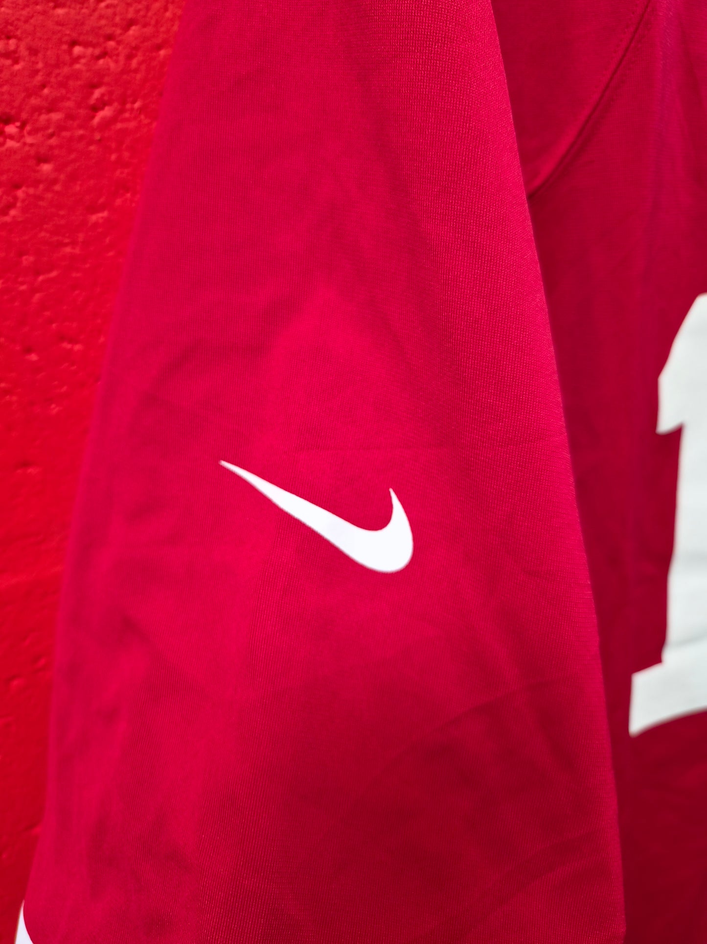 Nike San Francisco 49ers NFL Jersey, #11 Smith, Red, Size XL