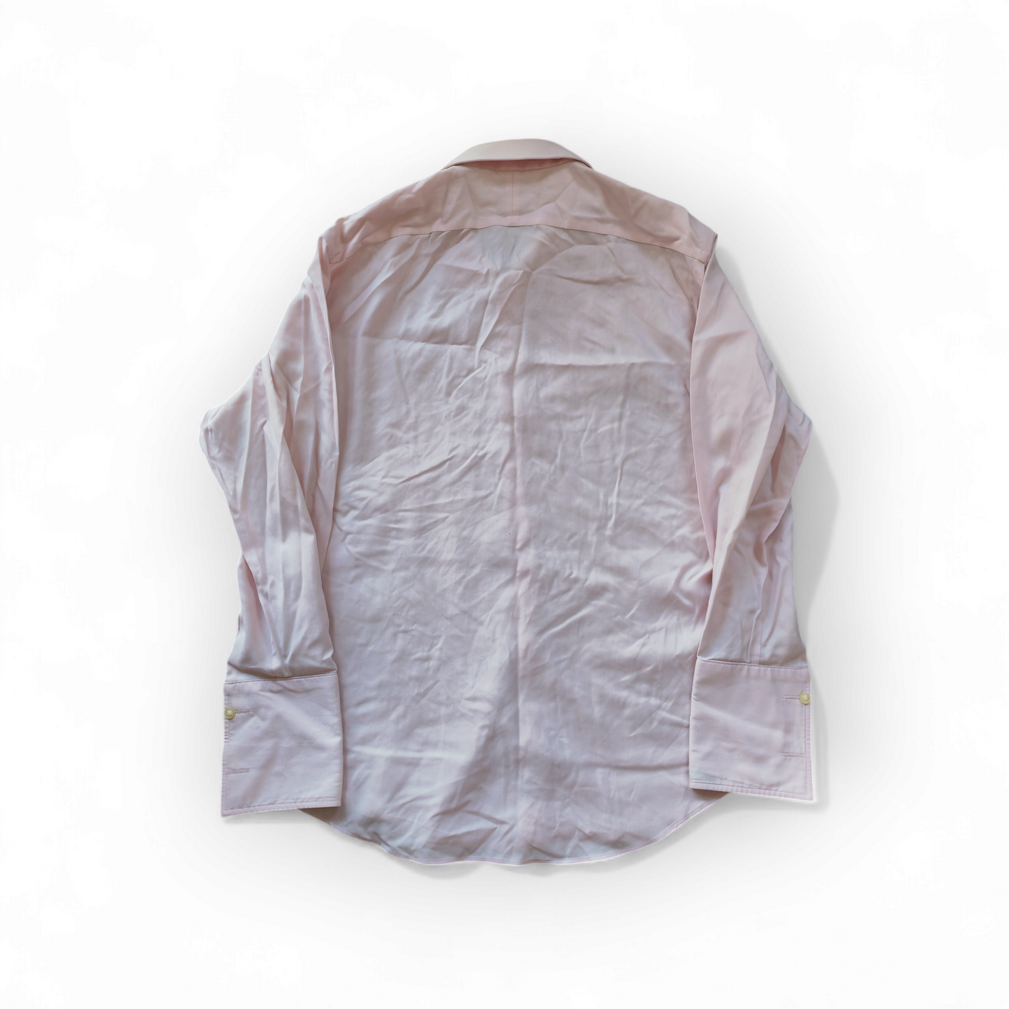 T.M Lewin Slim Fit Long Sleeve Button Up Formal Shirt, Pink, Size 16.5 Collar