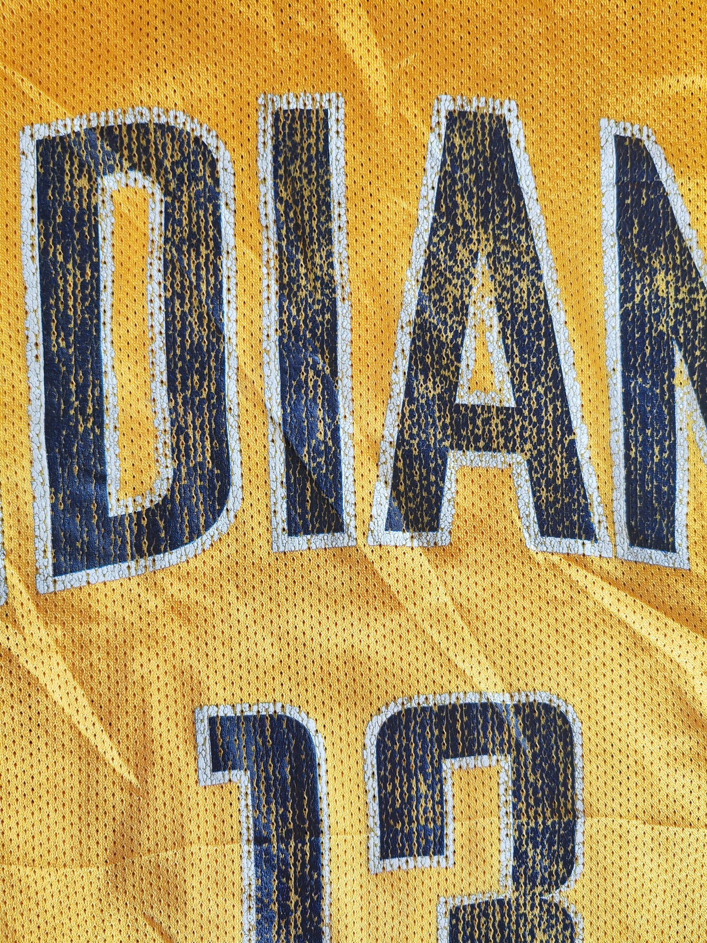 NBA Indiana Pacers Basketball Jersey, #13 George, Yellow, Size XL