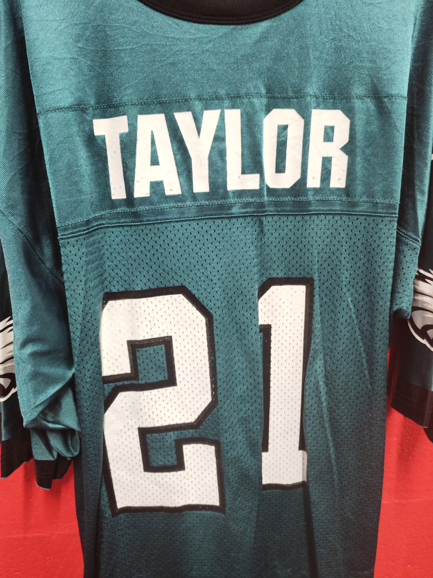 Nike Philadelphia Eagles NFL Jersey, #21 Taylor, Green, Size XL