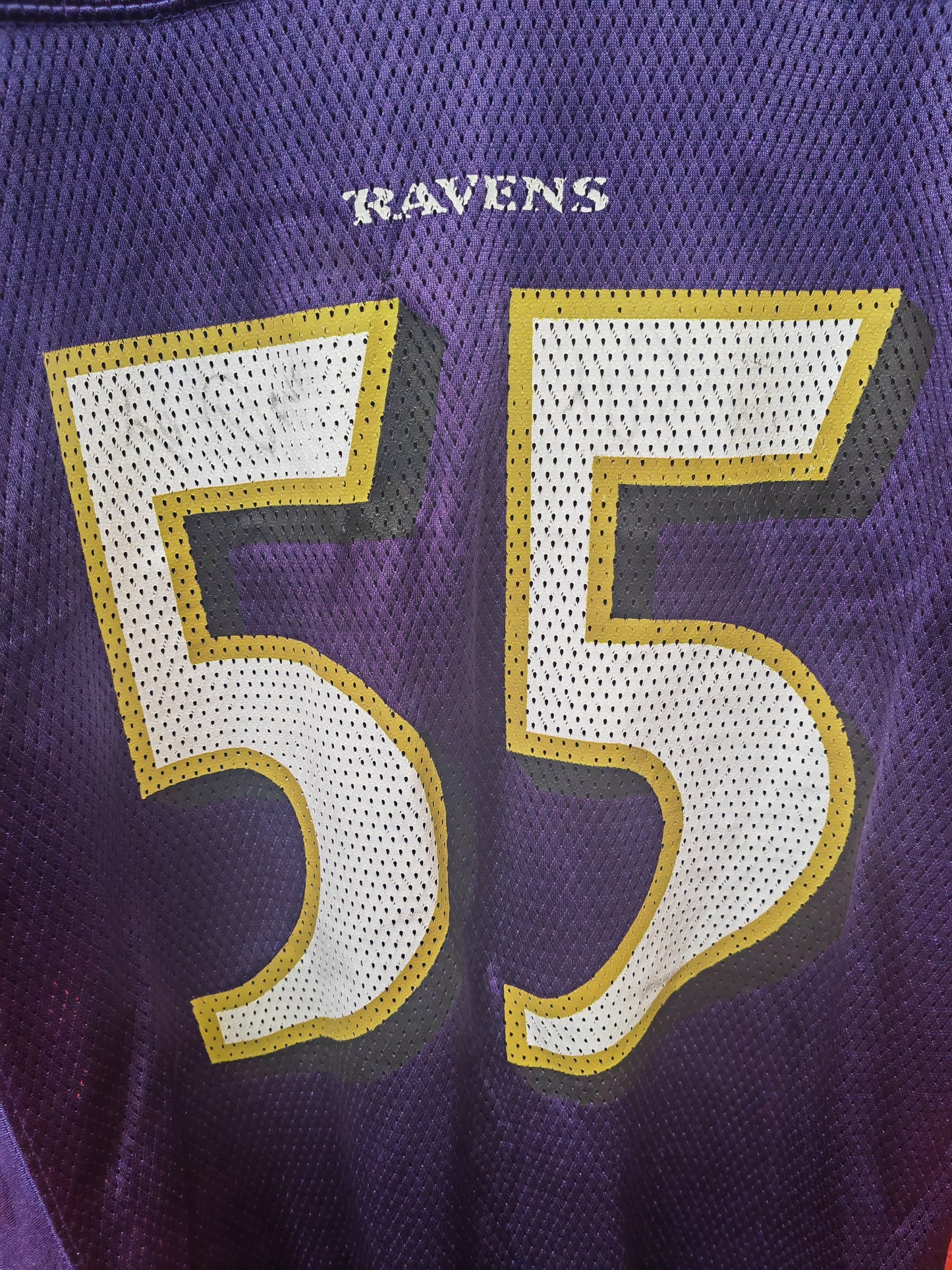 Reebok Baltimore Ravens NFL Jersey, #55 Suggs, Purple, Size Medium