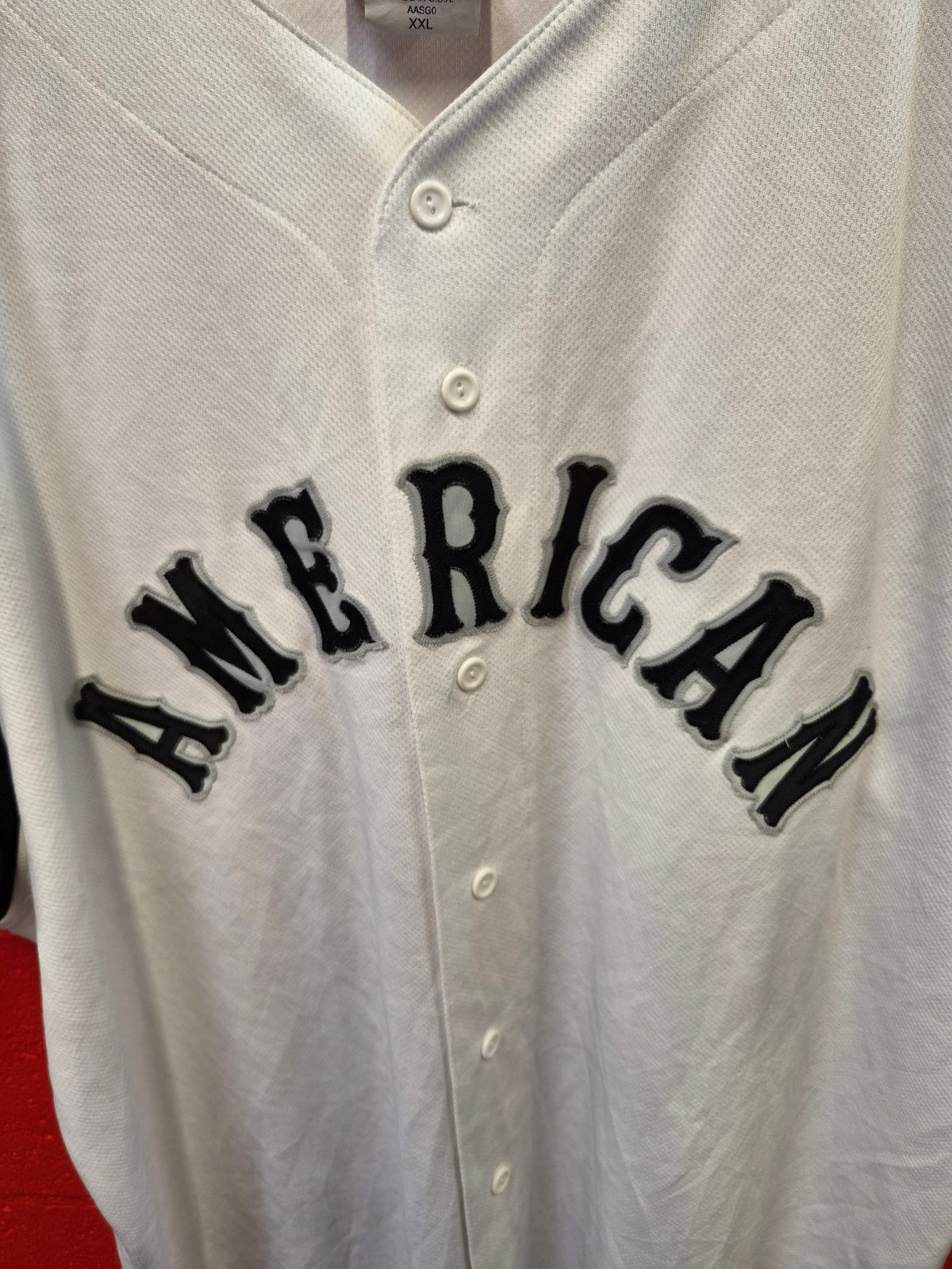 Majestic MLB 2003 All Star Game American League Jersey, White, Size XXL