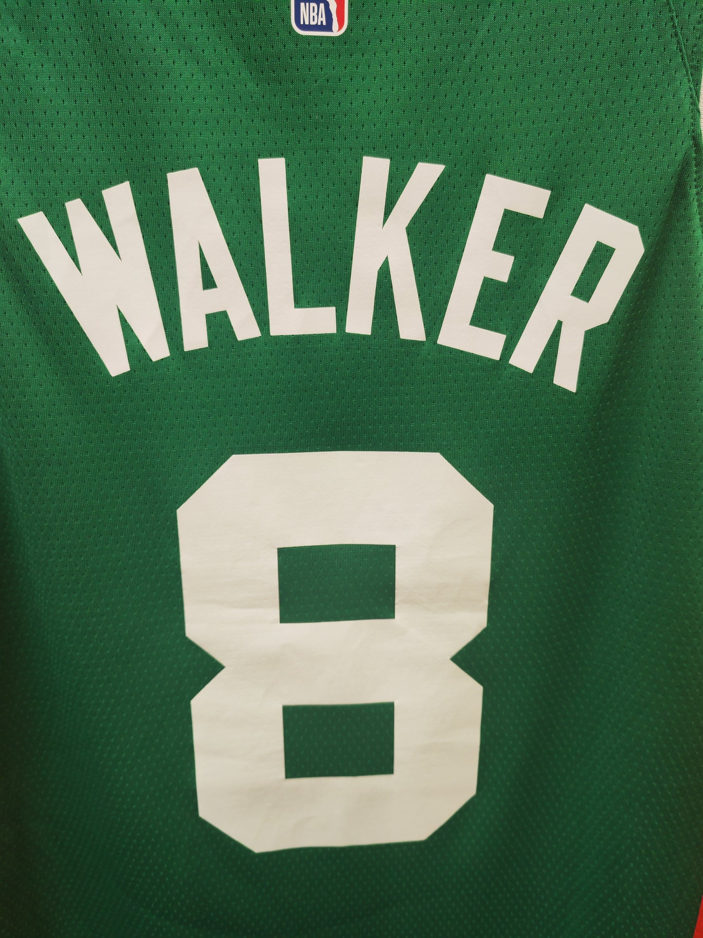 Nike Boston Celtics NBA Jersey, #8 Walker, Green, Size Medium