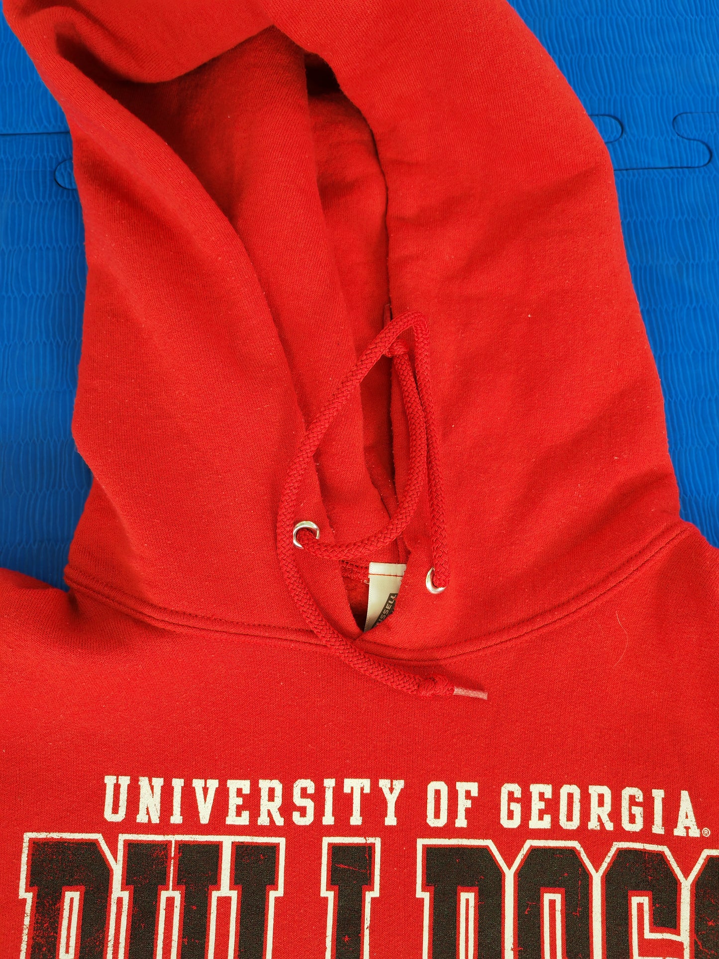 Russell Athletic Georgia Bulldogs NCAA College Hoodie, Red, Size Medium