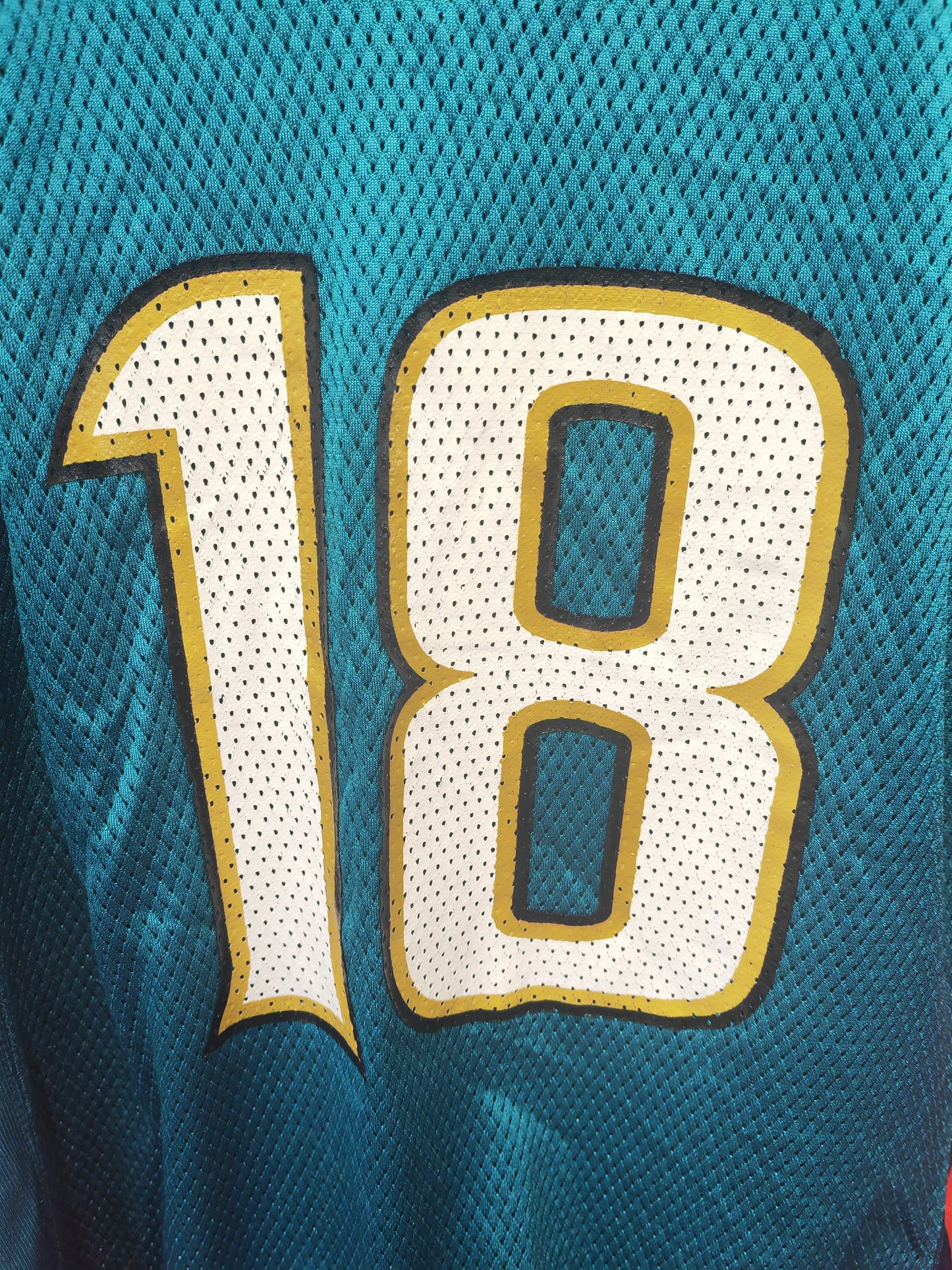 Youth Reebok Jacksonville Jaguars NFL Jersey, #18 M.Jones, Size YL