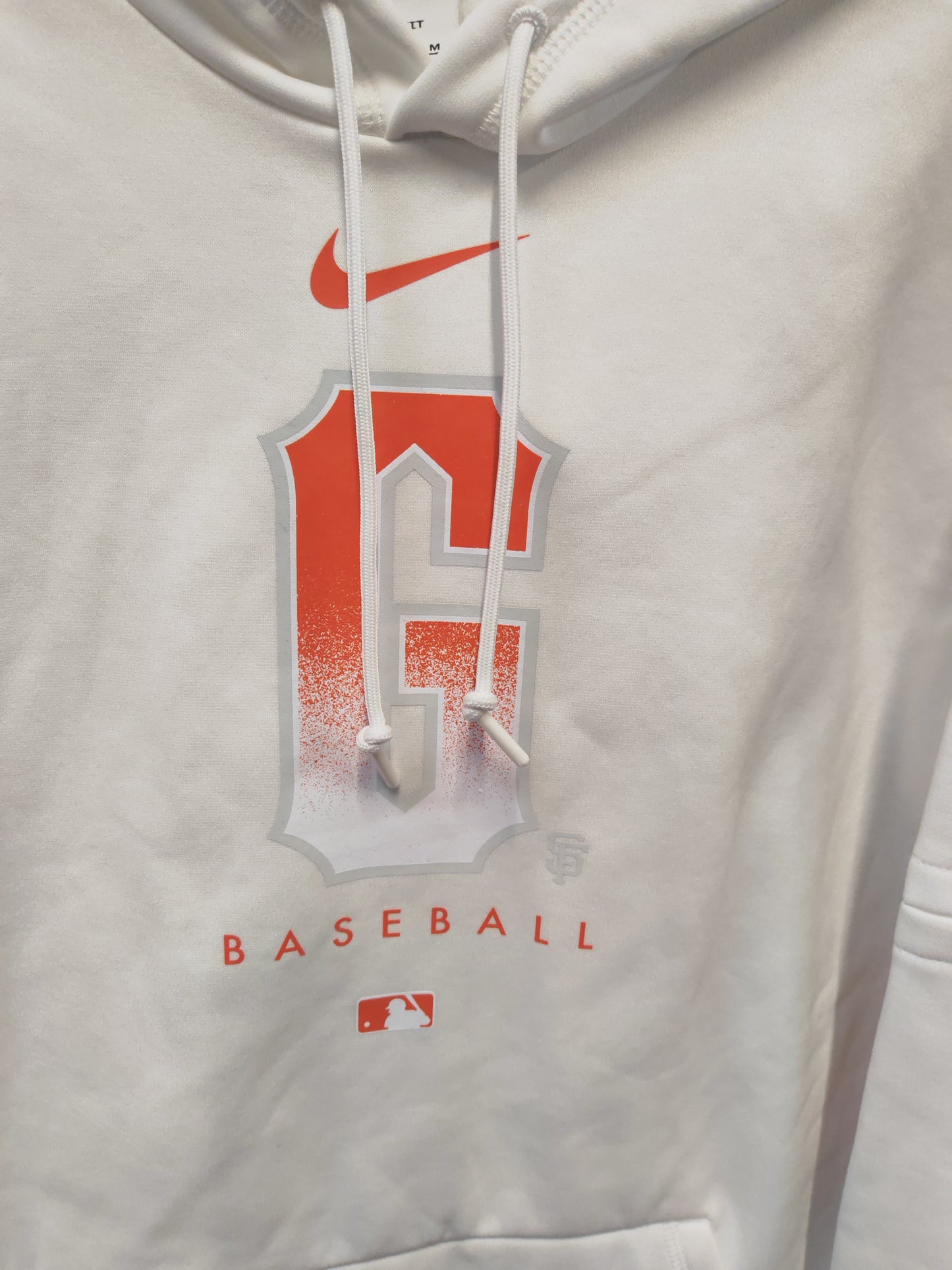 Nike Therma-Fit San Francisco Giants MLB Pullover Hoodie, White, Size Medium