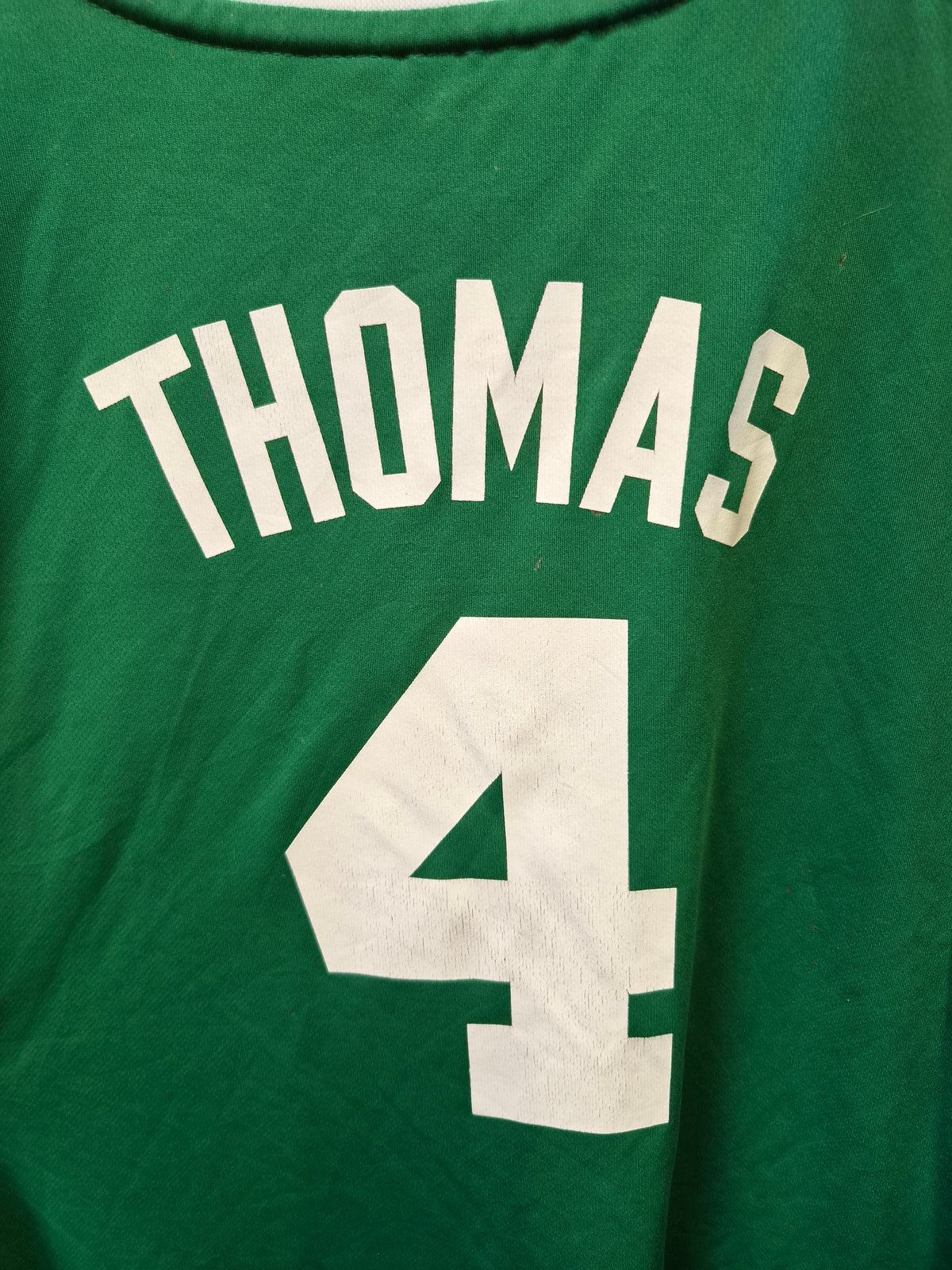 Adidas Boston Celtics NBA Basketball Jersey, #4 Thomas, Green, Size XXL