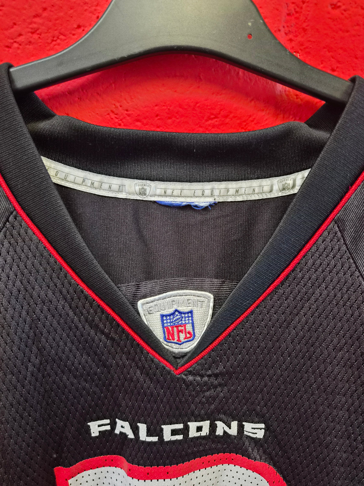 Reebok Atlanta Falcons NFL Jersey, #7 Vick, Black, Size Medium