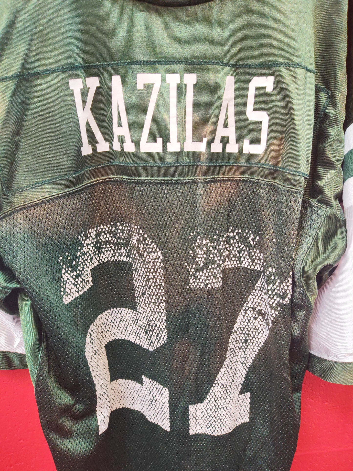 Reebok New York Jets NFL Jersey, #27 Kazilas, Green, Size XL