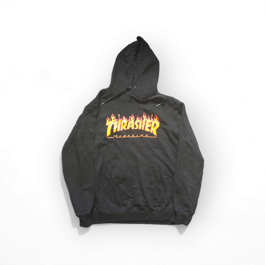 Alexysco Thrasher Magazine Pullover Hoodie, Black, Size Medium