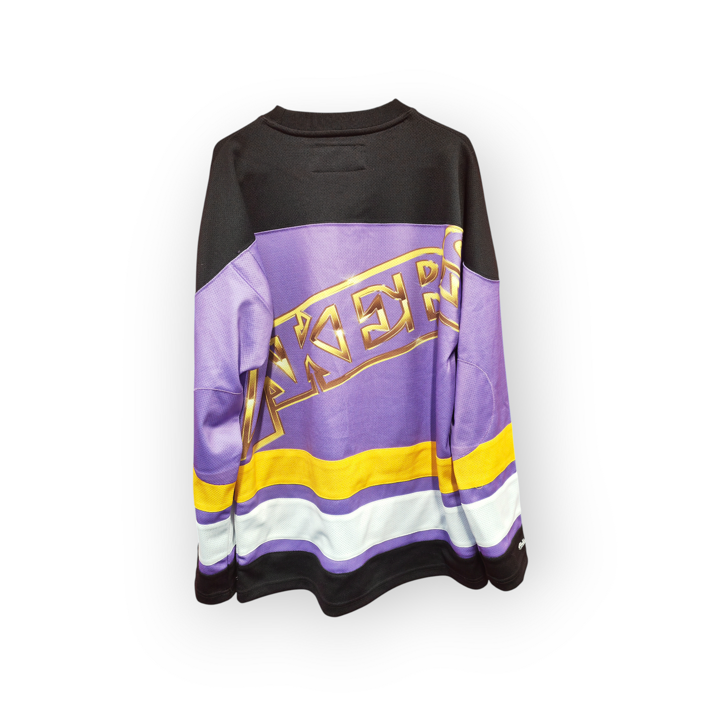 Mitchell & Ness Los Angeles Lakers Hockey Style Jersey, Size Medium
