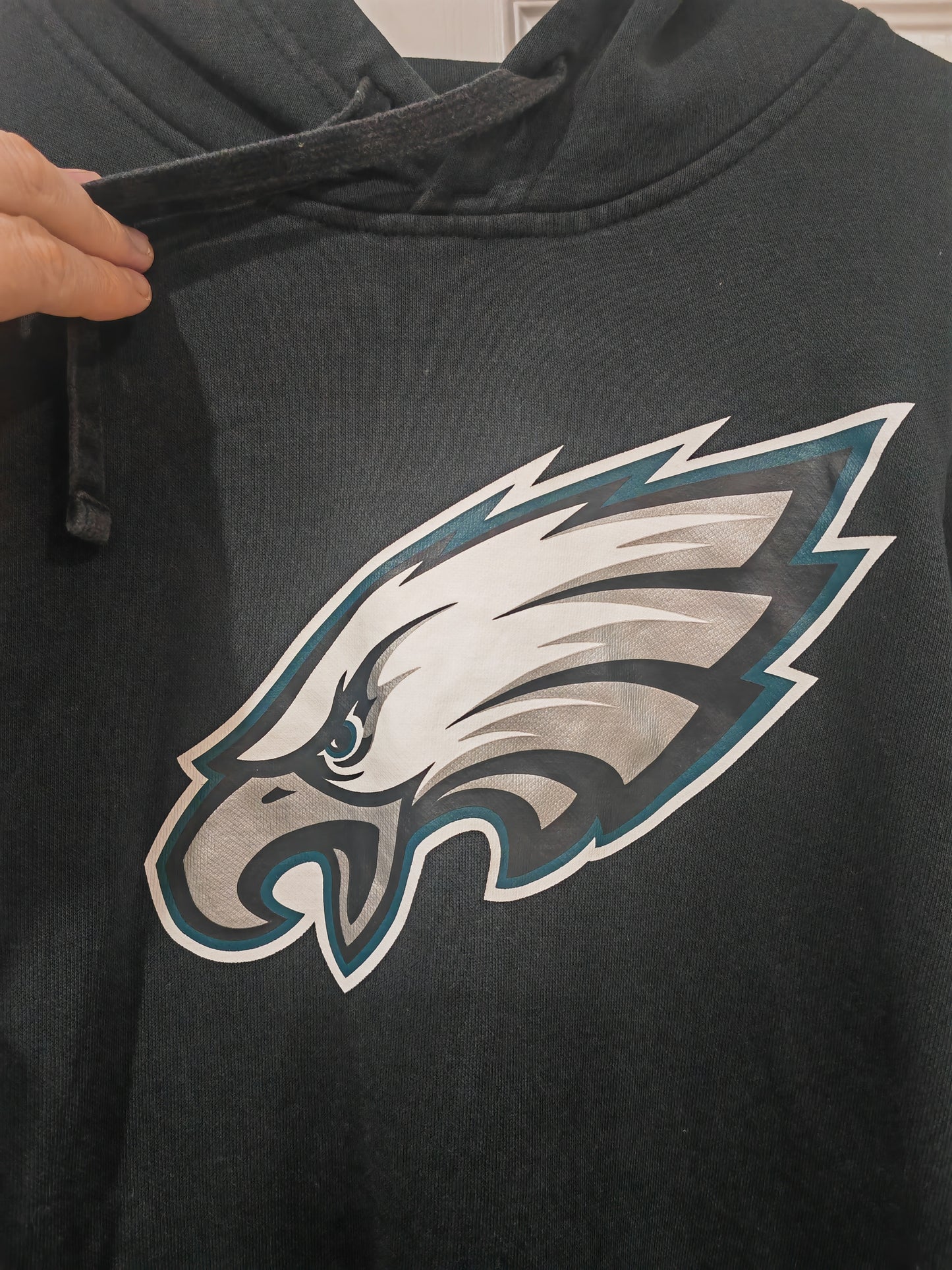 New Era Philadelphia Eagles NFL Pullover Hoodie, Black, Size Medium
