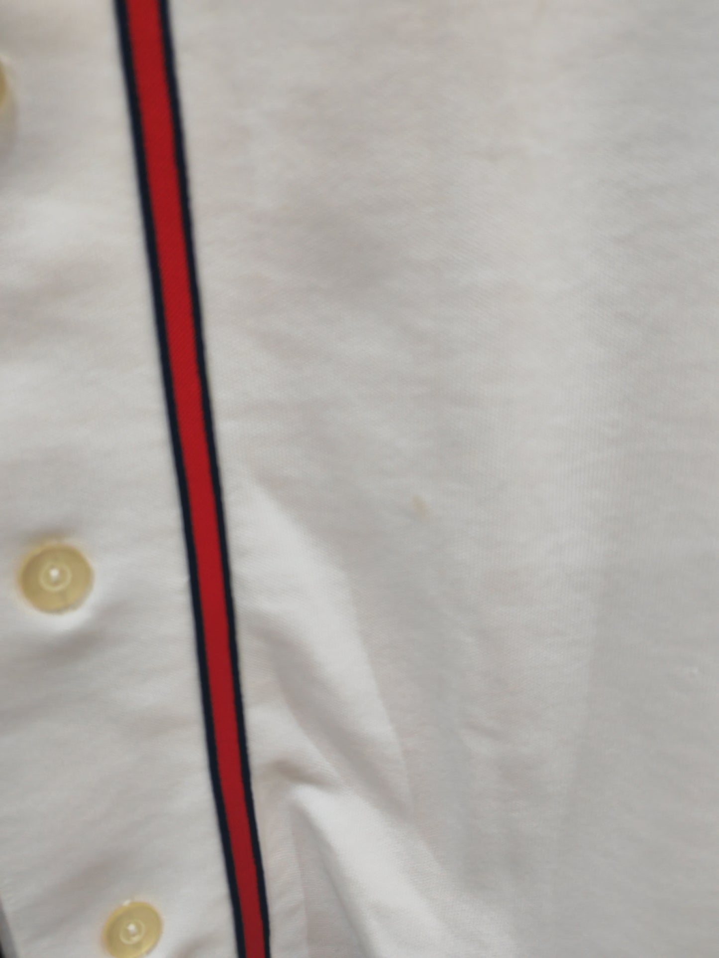 Majestic Atlanta Braves MLB Baseball Jersey, White, Size Large