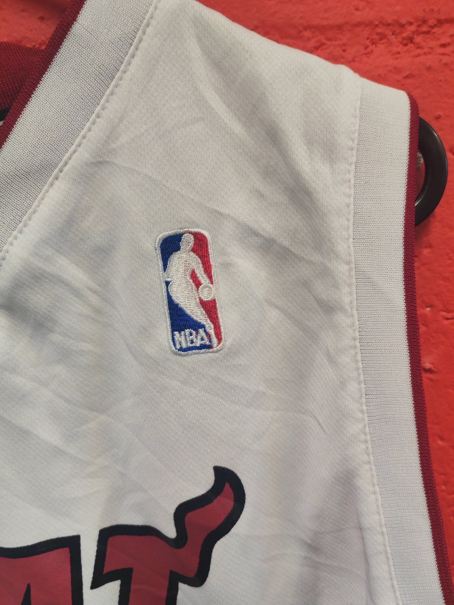 Youth Adidas Miami Heat NBA Jersey, #3 Wade, White, Size YL