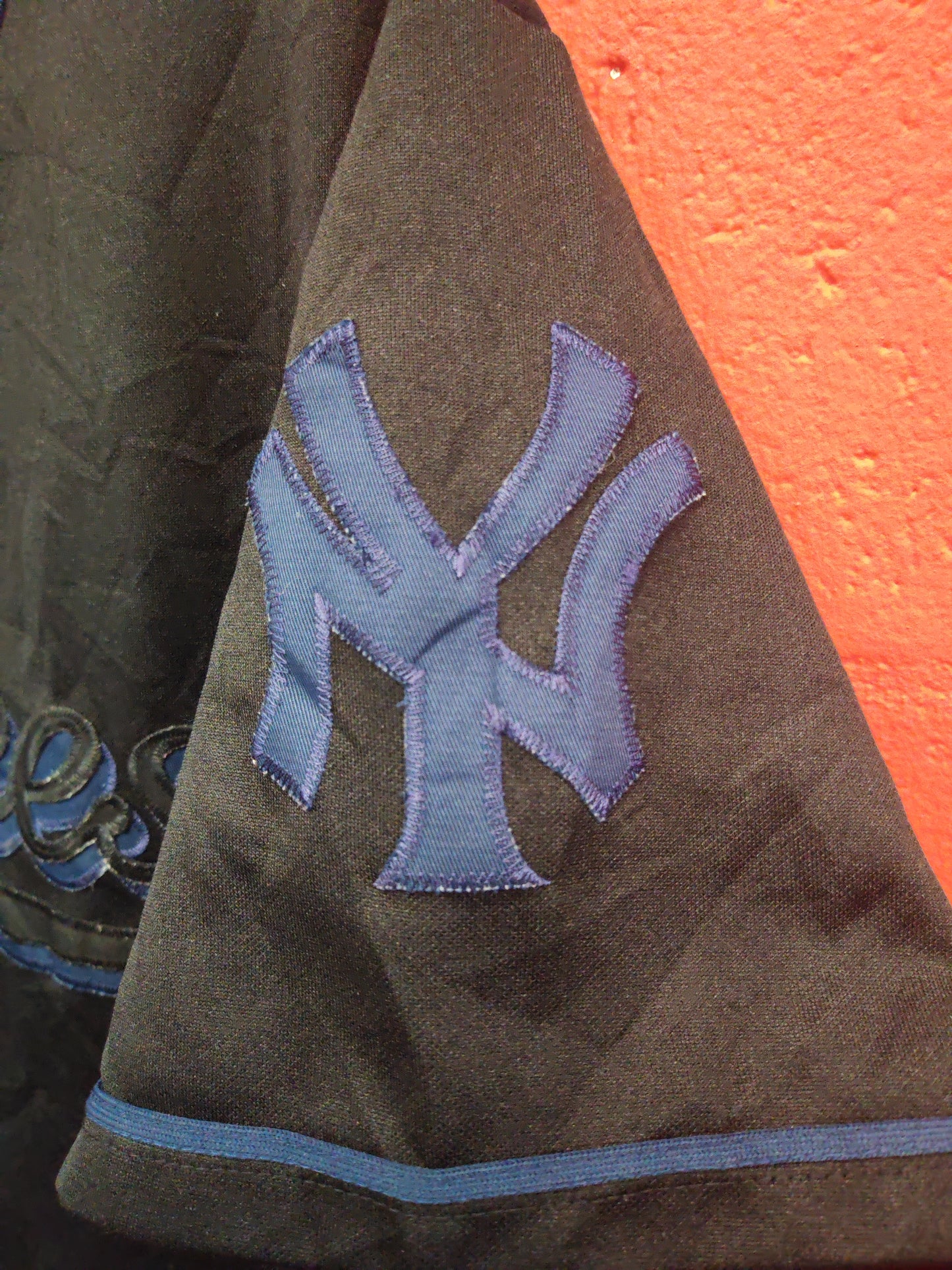Majestic New York Yankees MLB Baseball Jersey, Black, Size XL