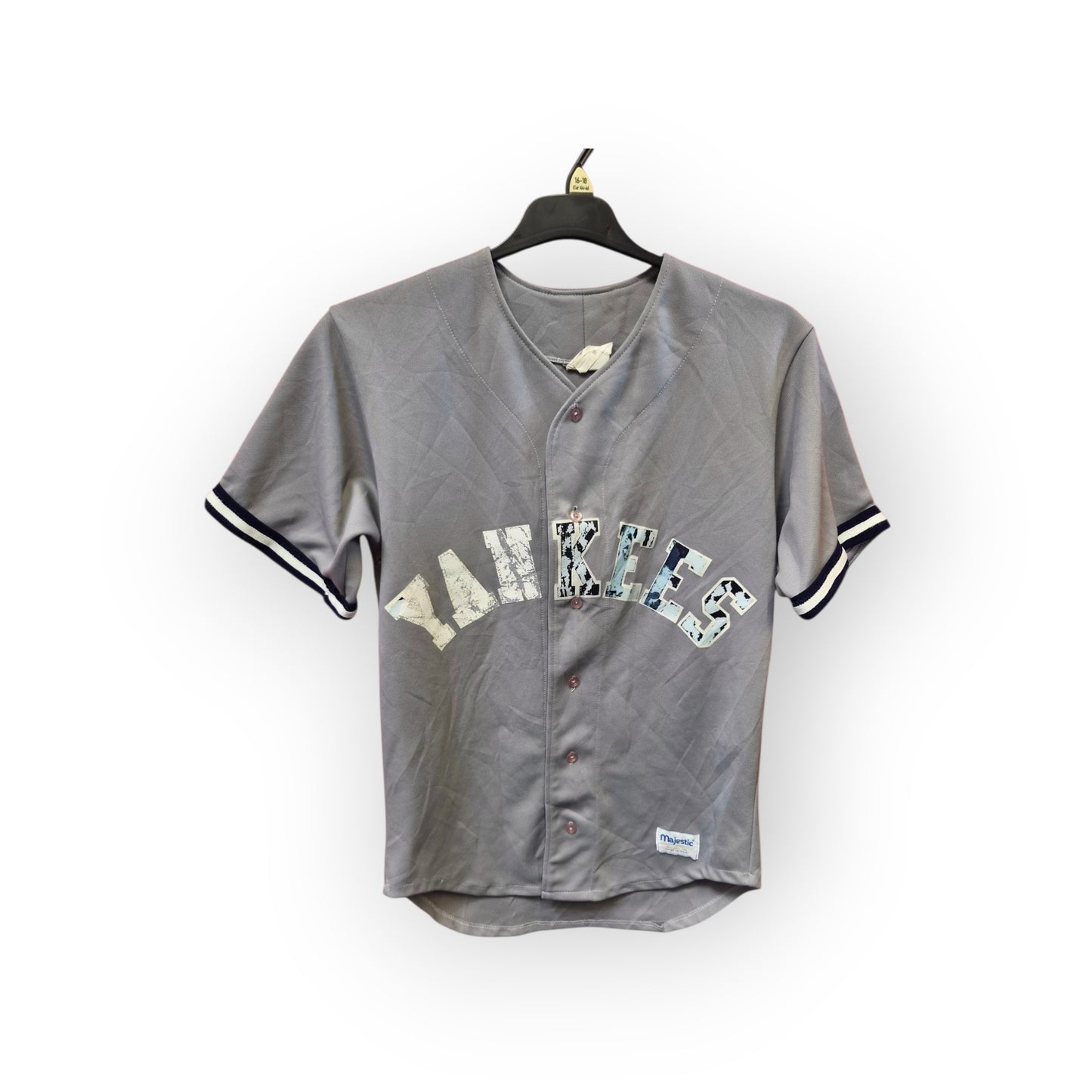 Majestic New York Yankees MLB Jersey, #23, Grey, Size Medium
