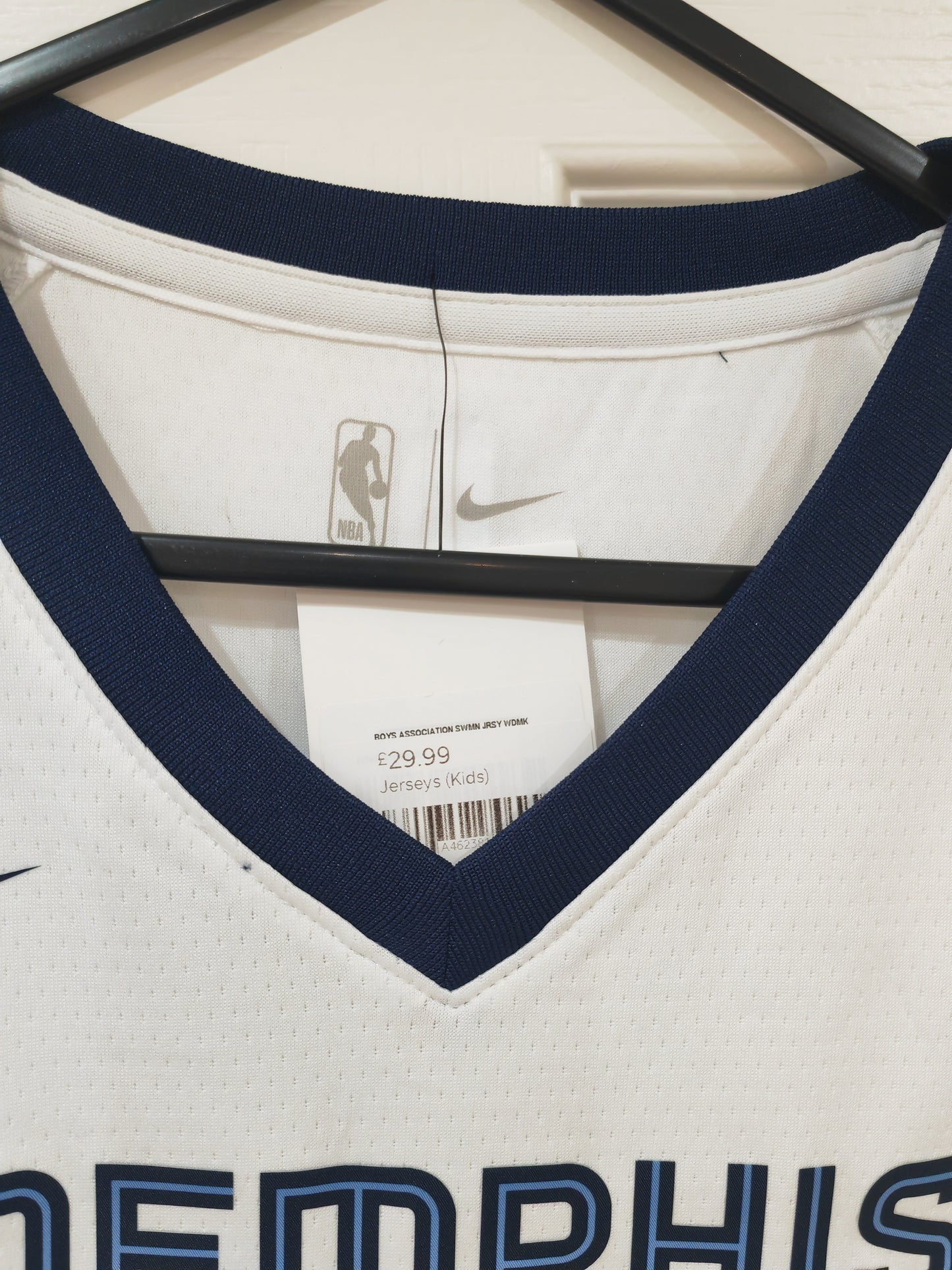 Youth Nike Memphis Grizzlies NBA Jersey, #17 Kawamura, White, Size YXL