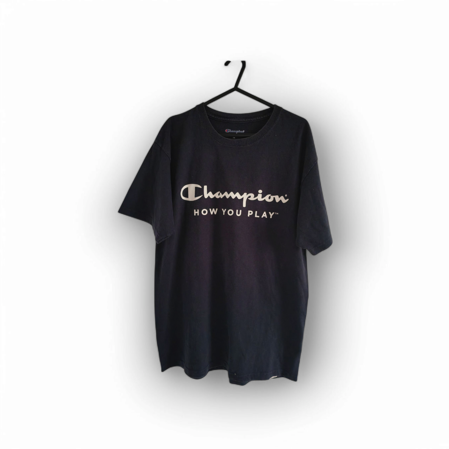 Champion 'How You Play' T Shirt, #12 S.Generals, Navy, Size Medium