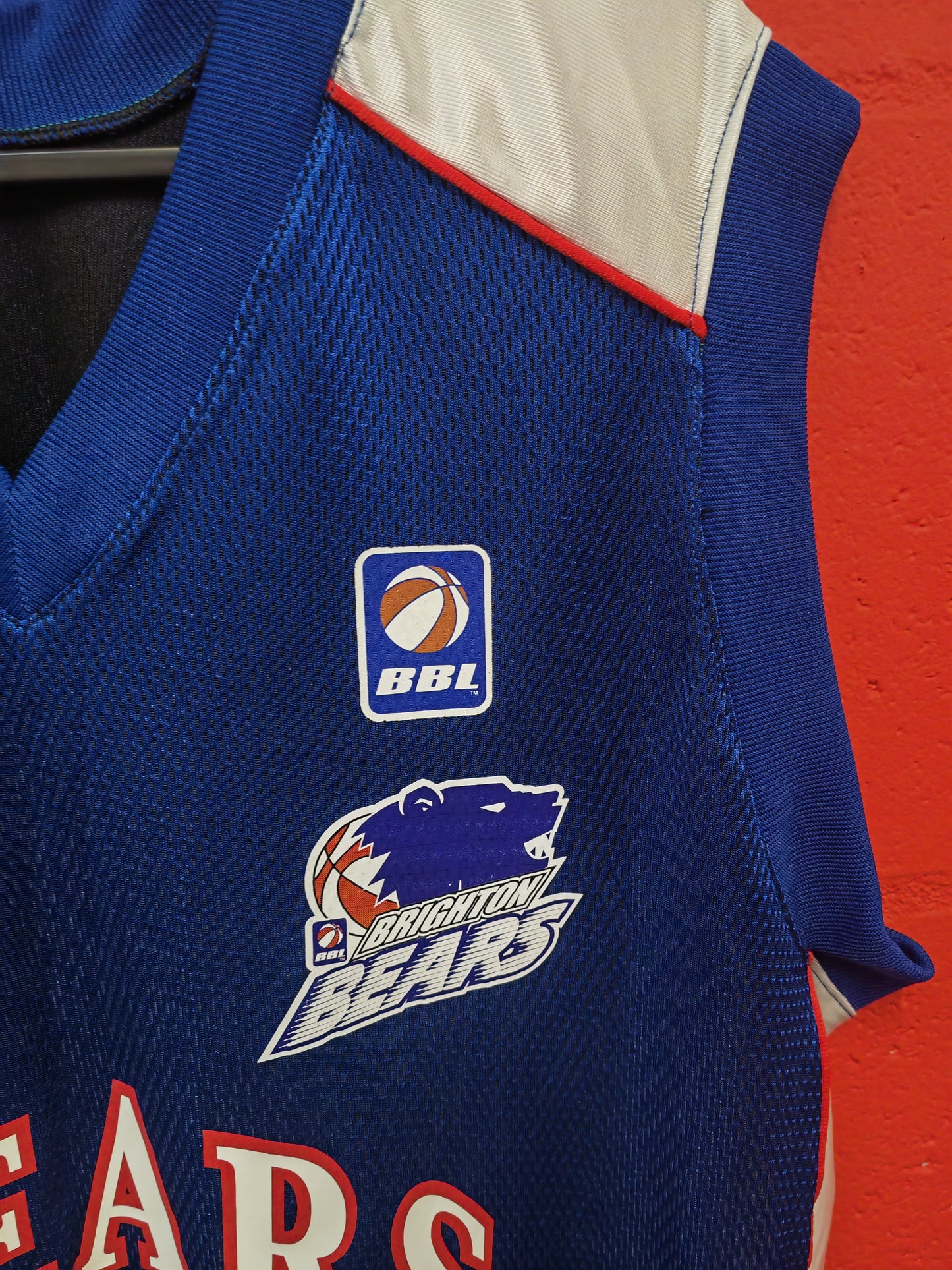 Unbranded Brighton Bears BBL Jersey, Blue, Size Medium