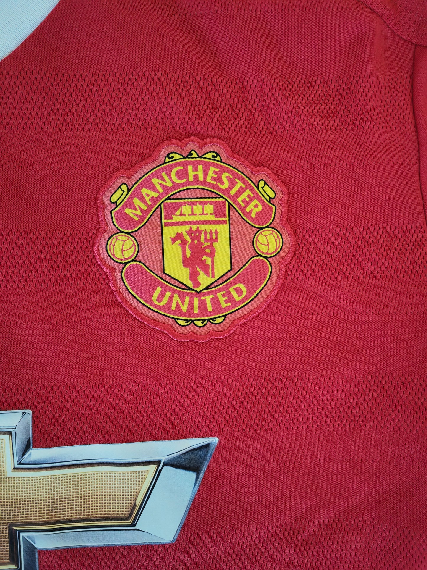 Adidas Manchester United 2015/16 Short Sleeve Home Shirt, Red, Size L