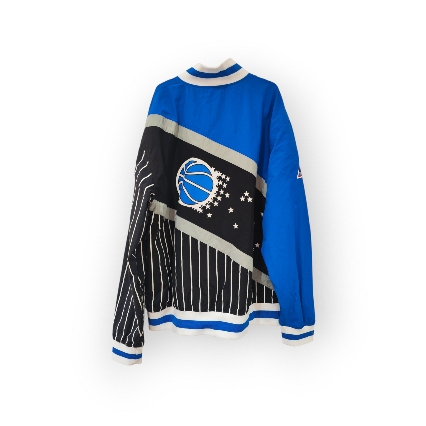 Mitchell & Ness Orlando Magic 1996/97 Style Snap Jacket, Blue/Black, Size XXL