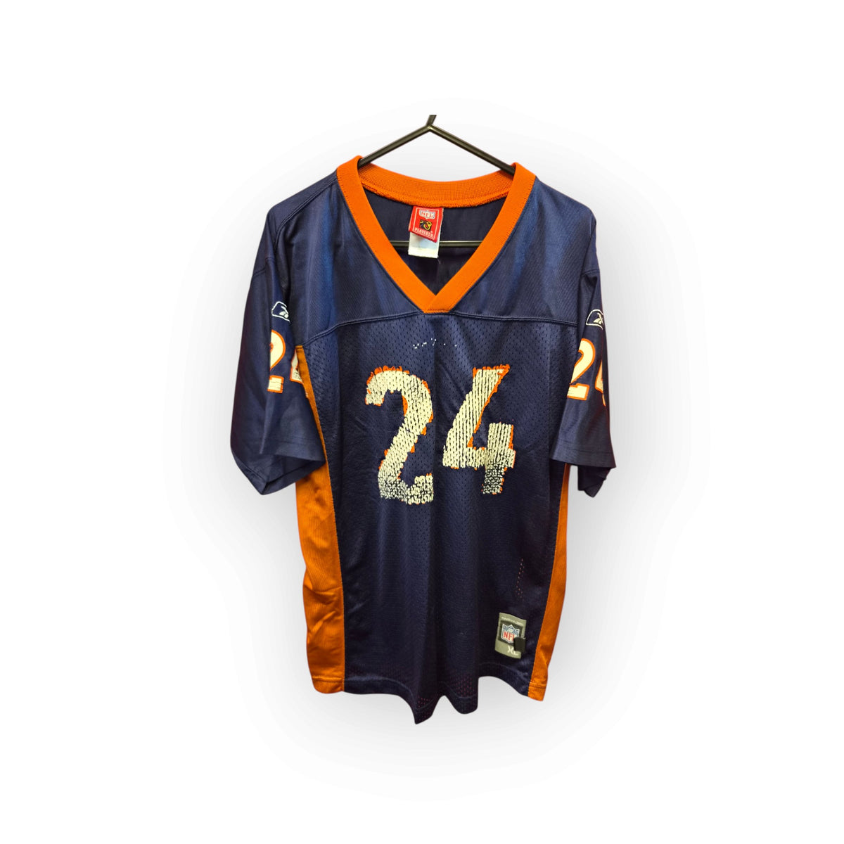 Youth Reebok Denver Broncos NFL Jersey, #24 Bailey, Navy, Size YXL
