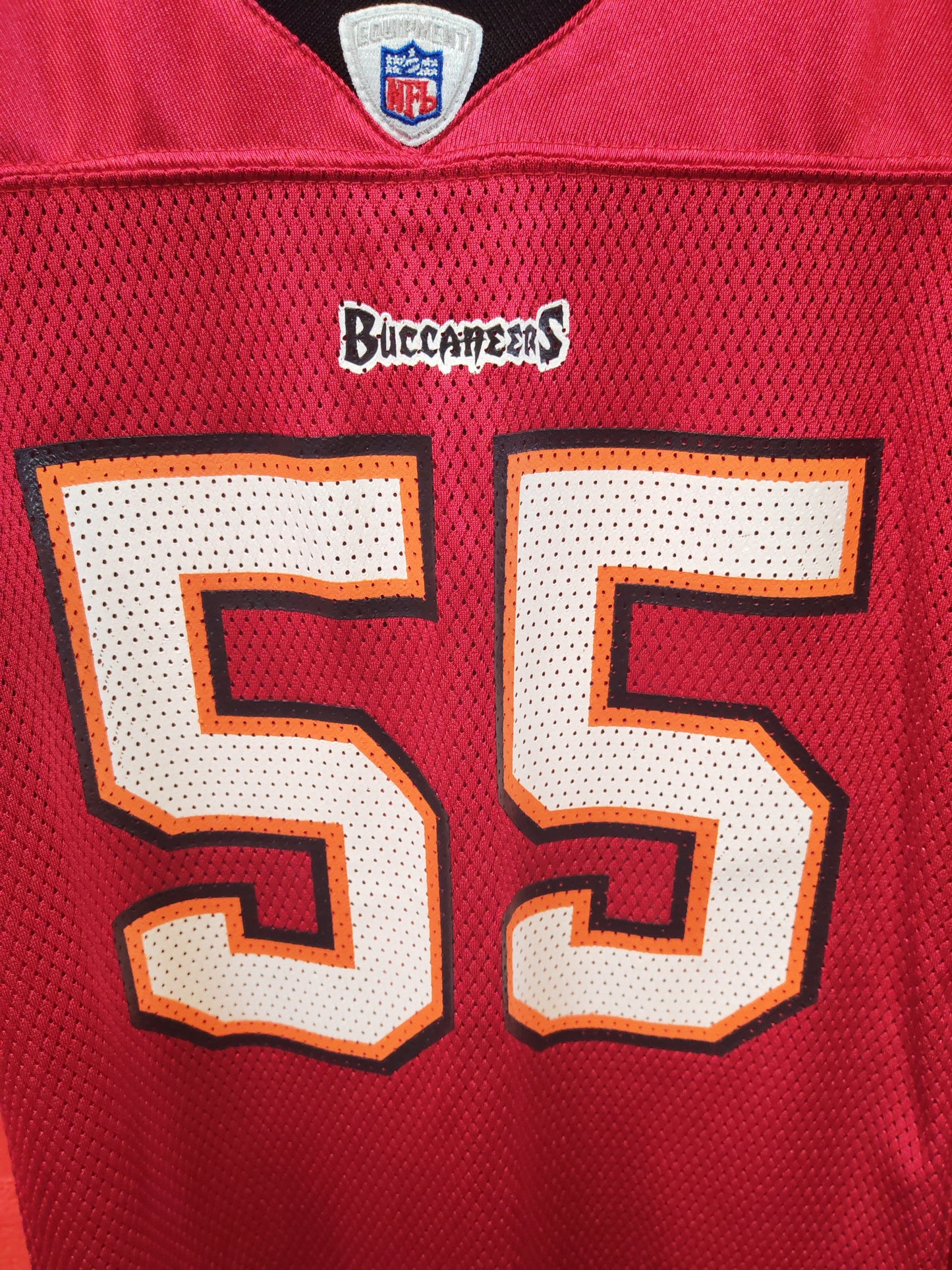 Youth Reebok Tampa Bay Buccaneers NFL Jersey, #55 Brooks, Red, Size YXL