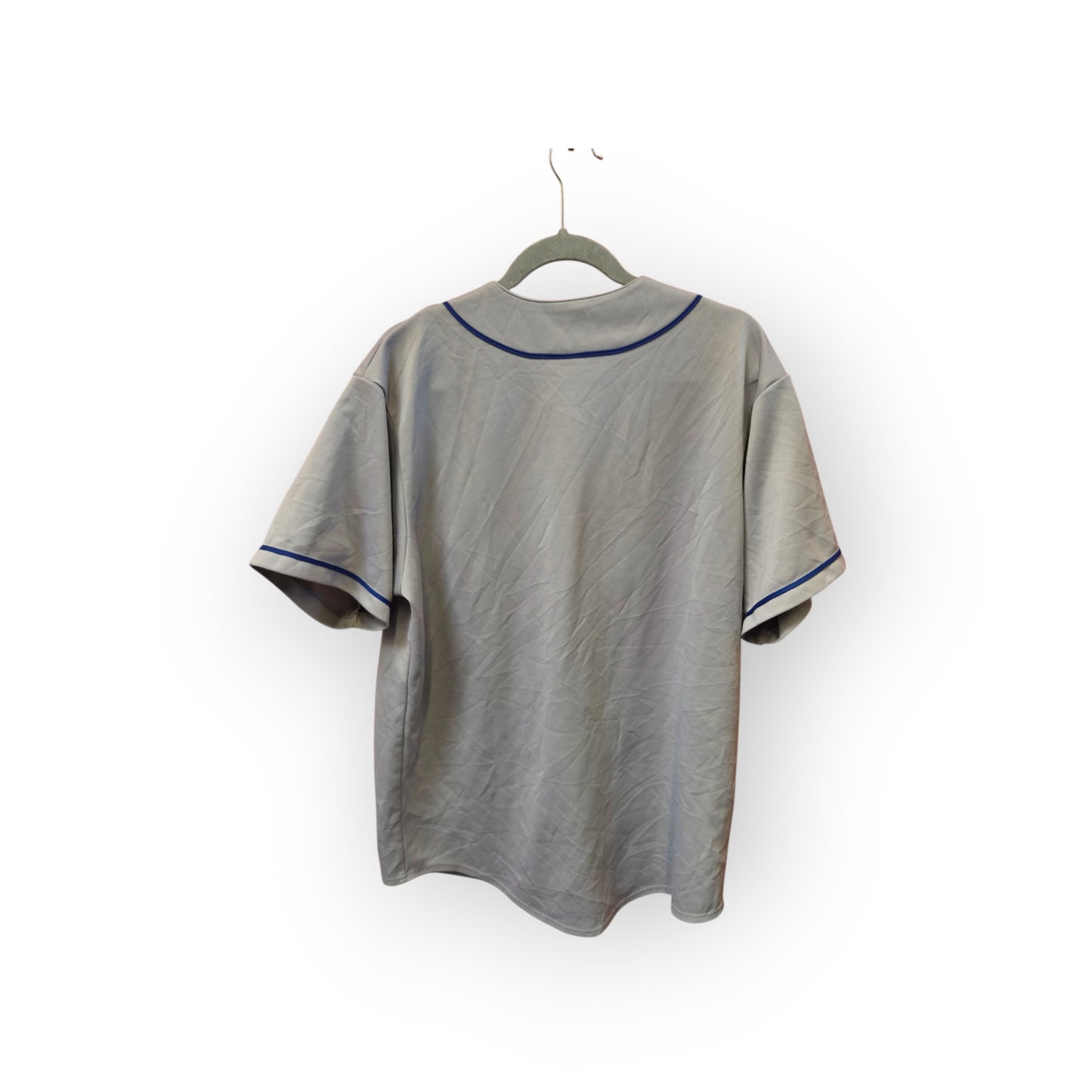 Majestic New York Mets MLB Jersey, Grey, Size Large