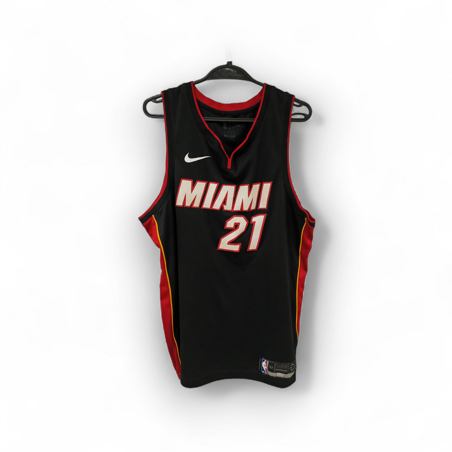 Nike Miami Heat NBA Jersey, #21 Whiteside, Black, Size XL
