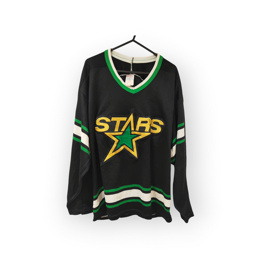 CCM Dallas Stars NHL Hockey Jersey, Black, Size Large