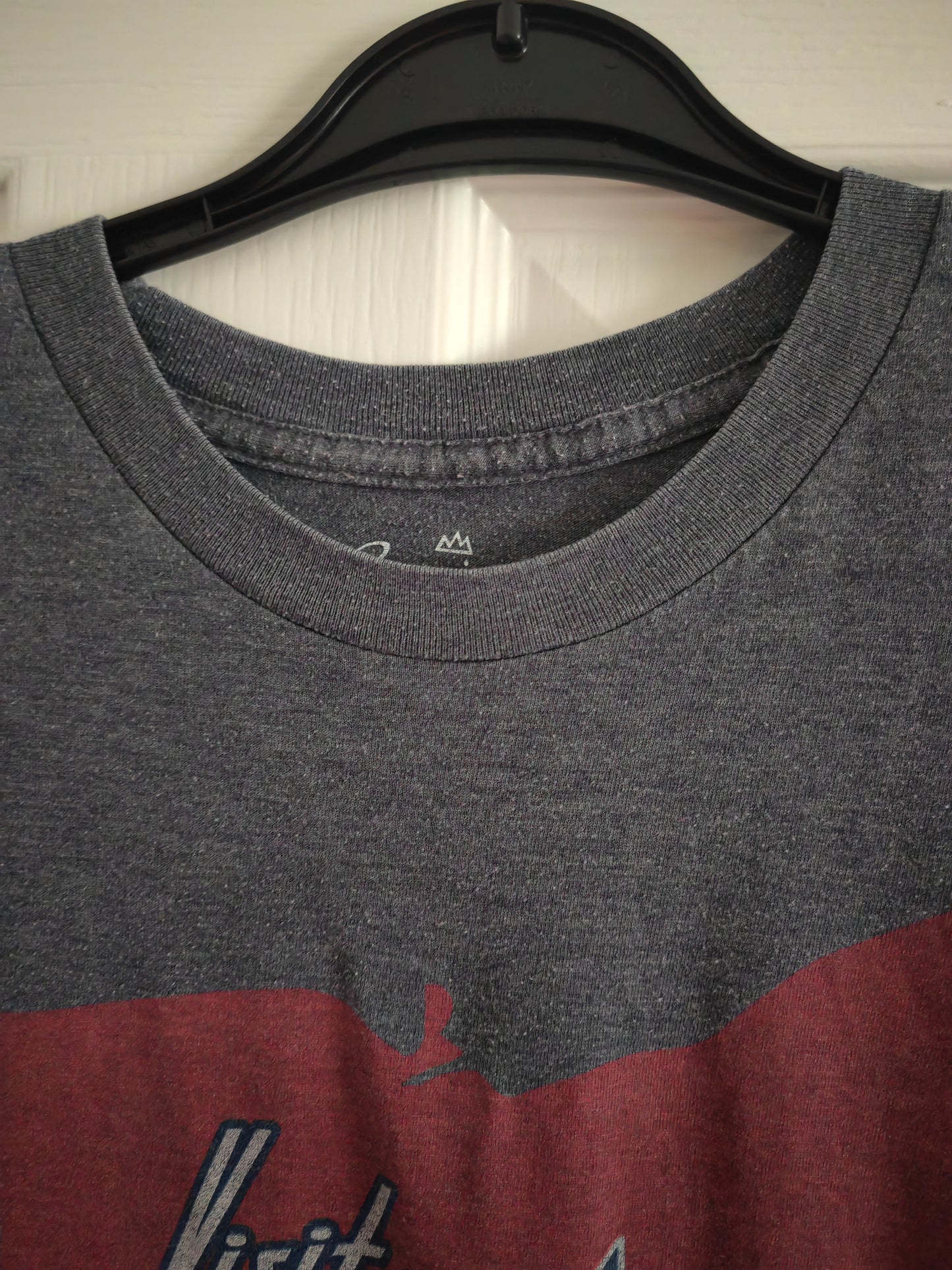 Majestic Select Cleveland Indians MLB Baseball T Shirt, Grey, Size XL