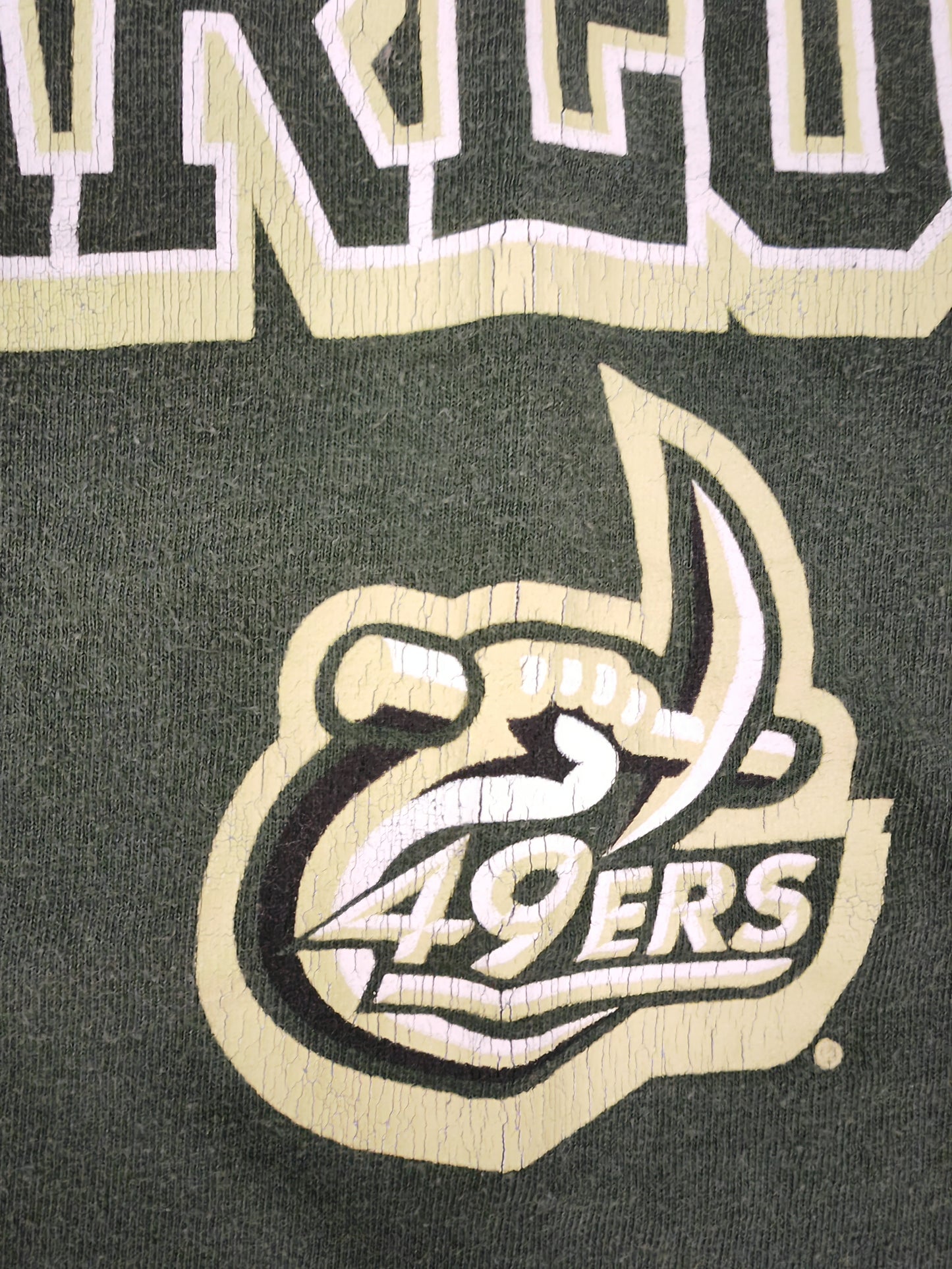 Champion Charlotte 49ers NCAA Short Sleeve T Shirt, Green, Size Medium
