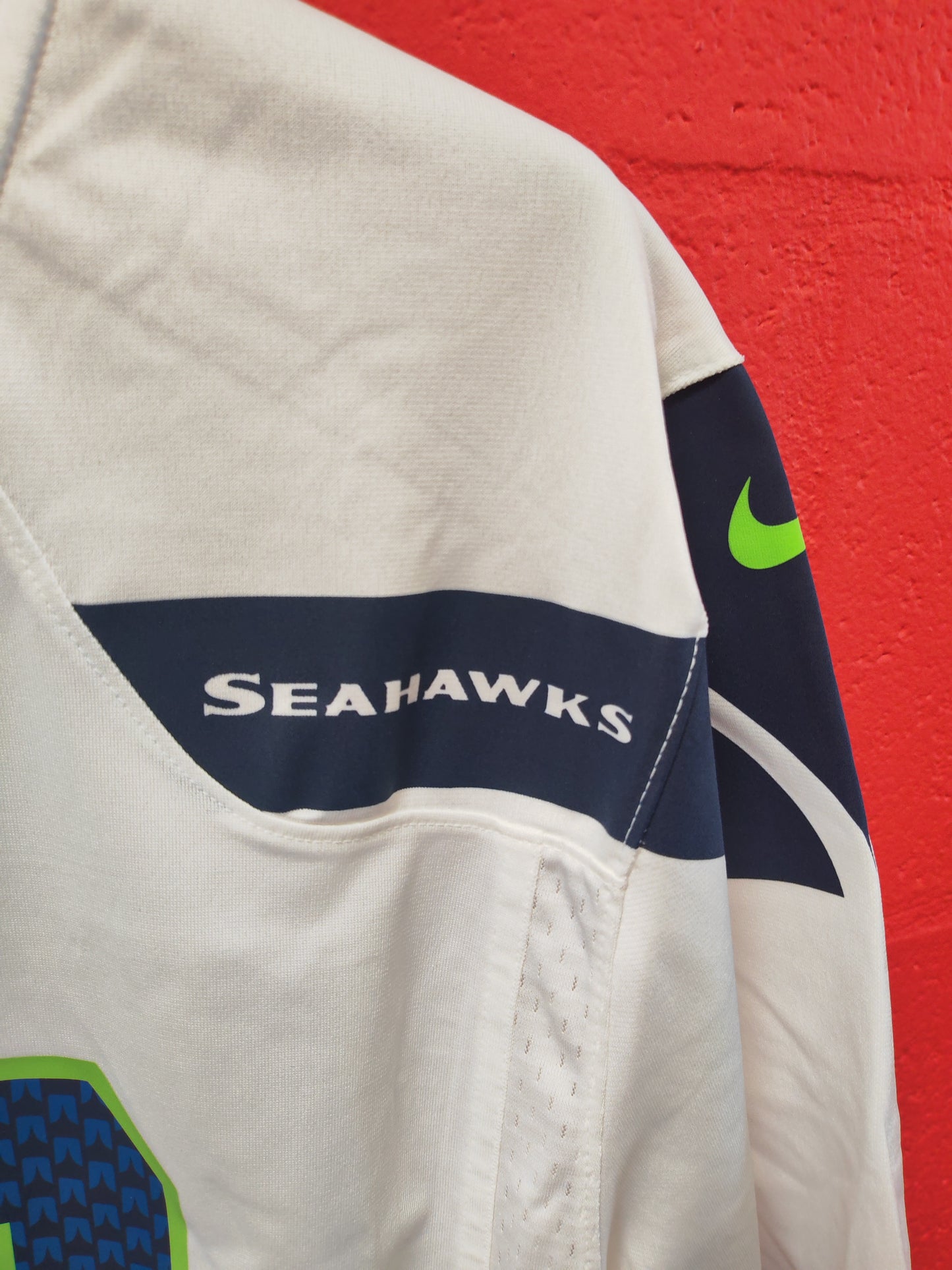 Nike Seattle Seahawks NFL Jersey, #10 Kupp, White, Size XL