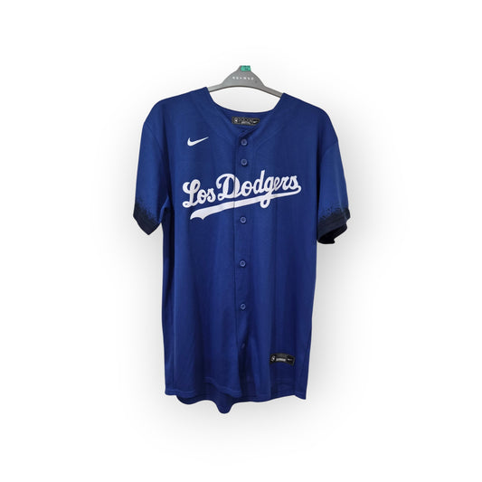 Youth Nike Los Angeles Dodgers MLB City Connect Jersey, Blue, Size YXL