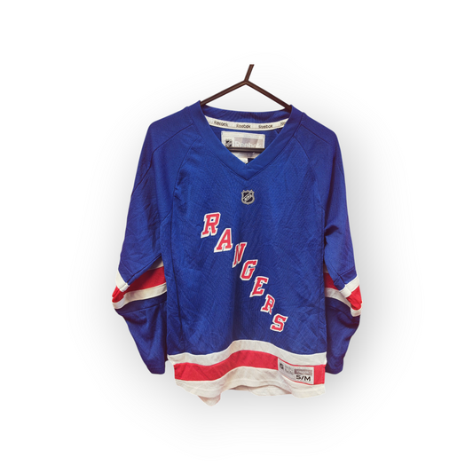 Youth Reebok New York Rangers NHL Jersey, #36 Zuccarello, Blue, Size YS/M