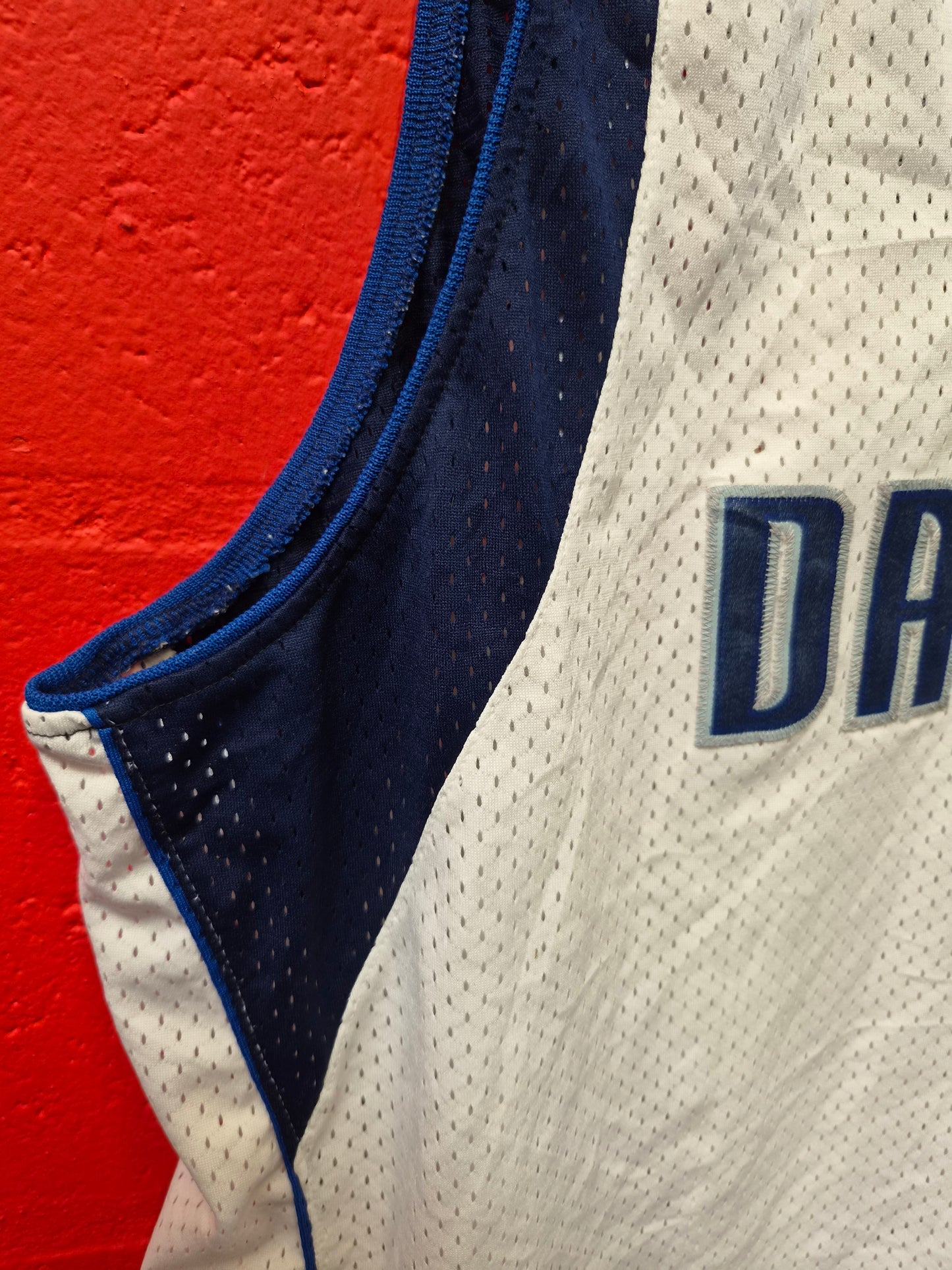 Nike Dallas Mavericks NBA Jersey, #4 Finley, White, Size XXL +2 Length