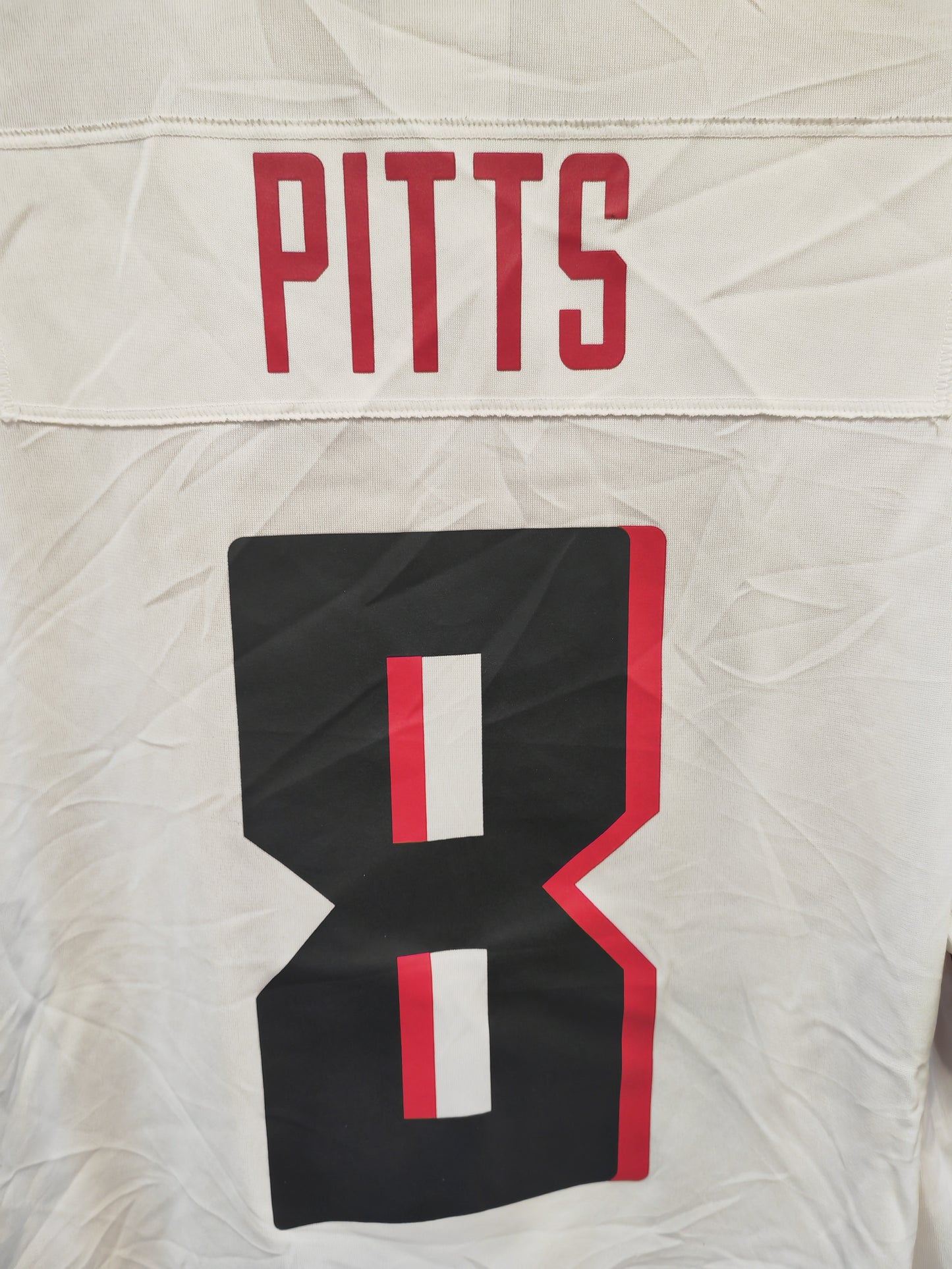 Nike Atlanta Falcons NFL Jersey, #8 Pitts, White, Size Large