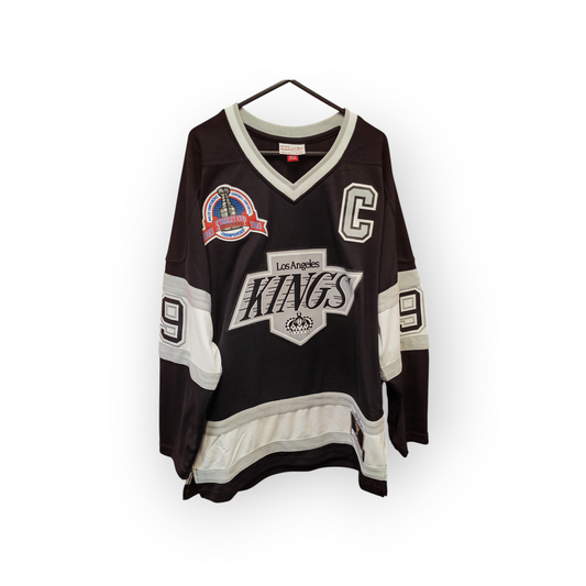 Mitchell & Ness Los Angeles Kings 1992-93 Jersey, #99 Gretzky, Black, Size Medium