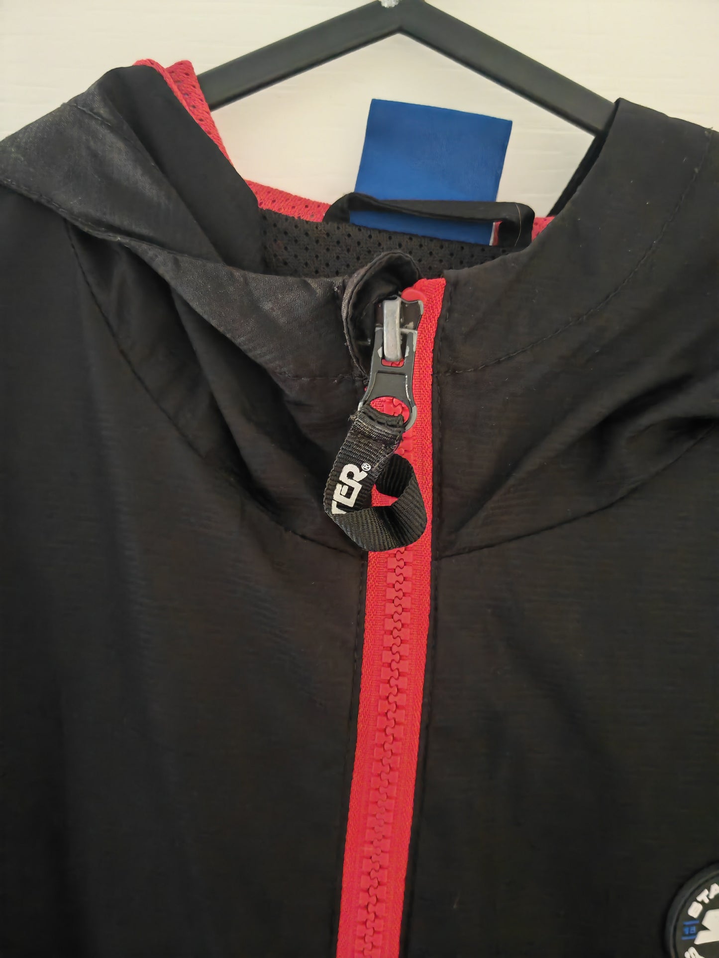 Youth Starter Full Zip Water Resistant Hooded Jacket, Black, Size Youth M 11-12