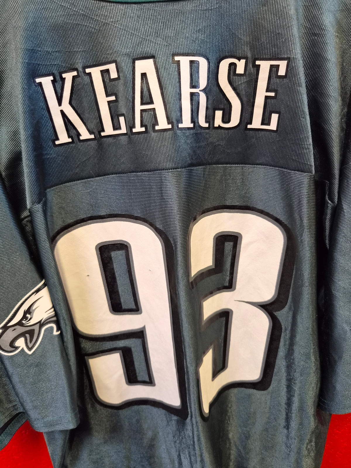 NFL Philadelphia Eagles Jersey, #93 Kearse, Green, Size XL