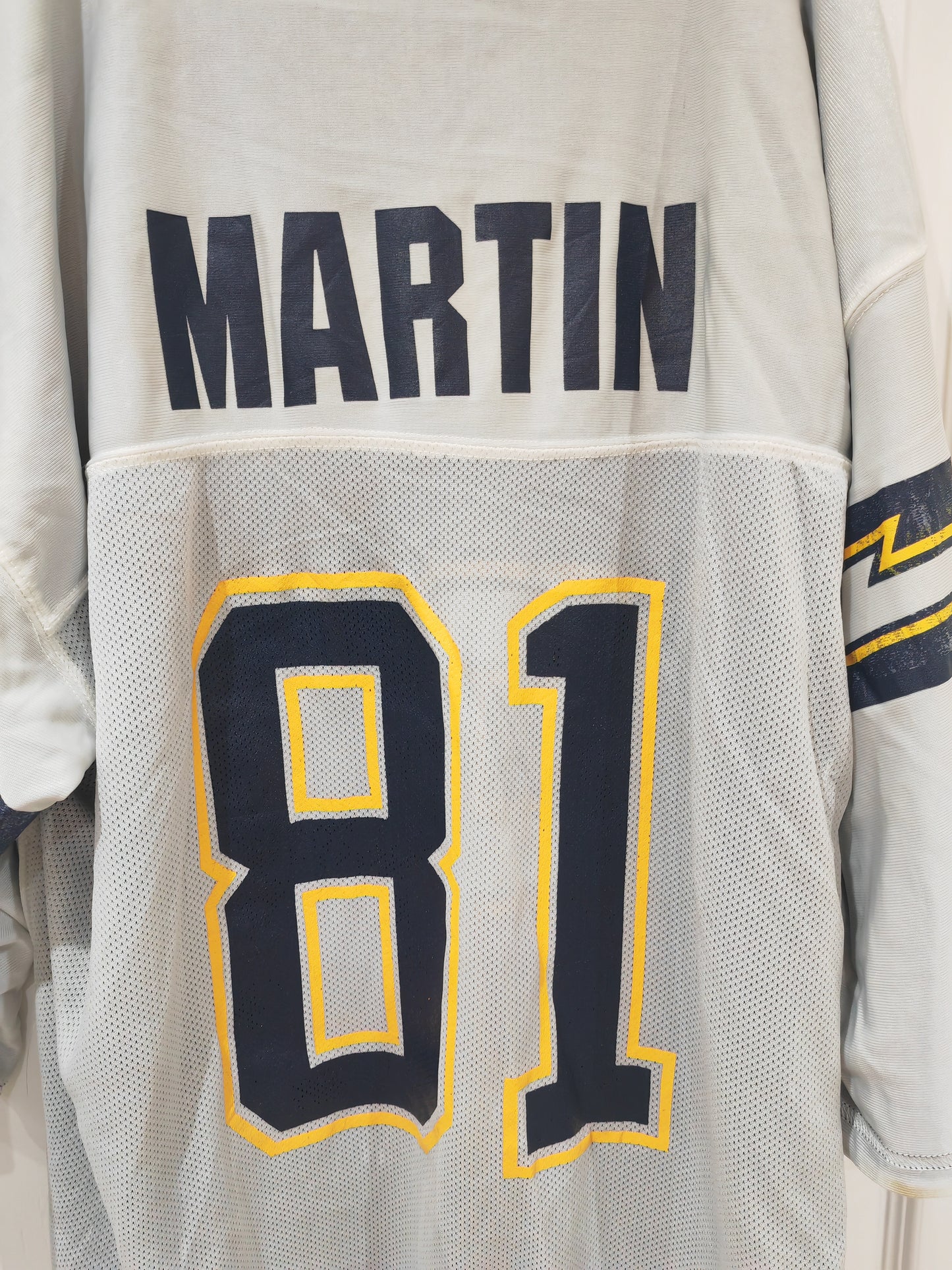 Reebok LA/San Diego Chargers Reversible NFL Jersey, #81 Martin, Navy/White, XL