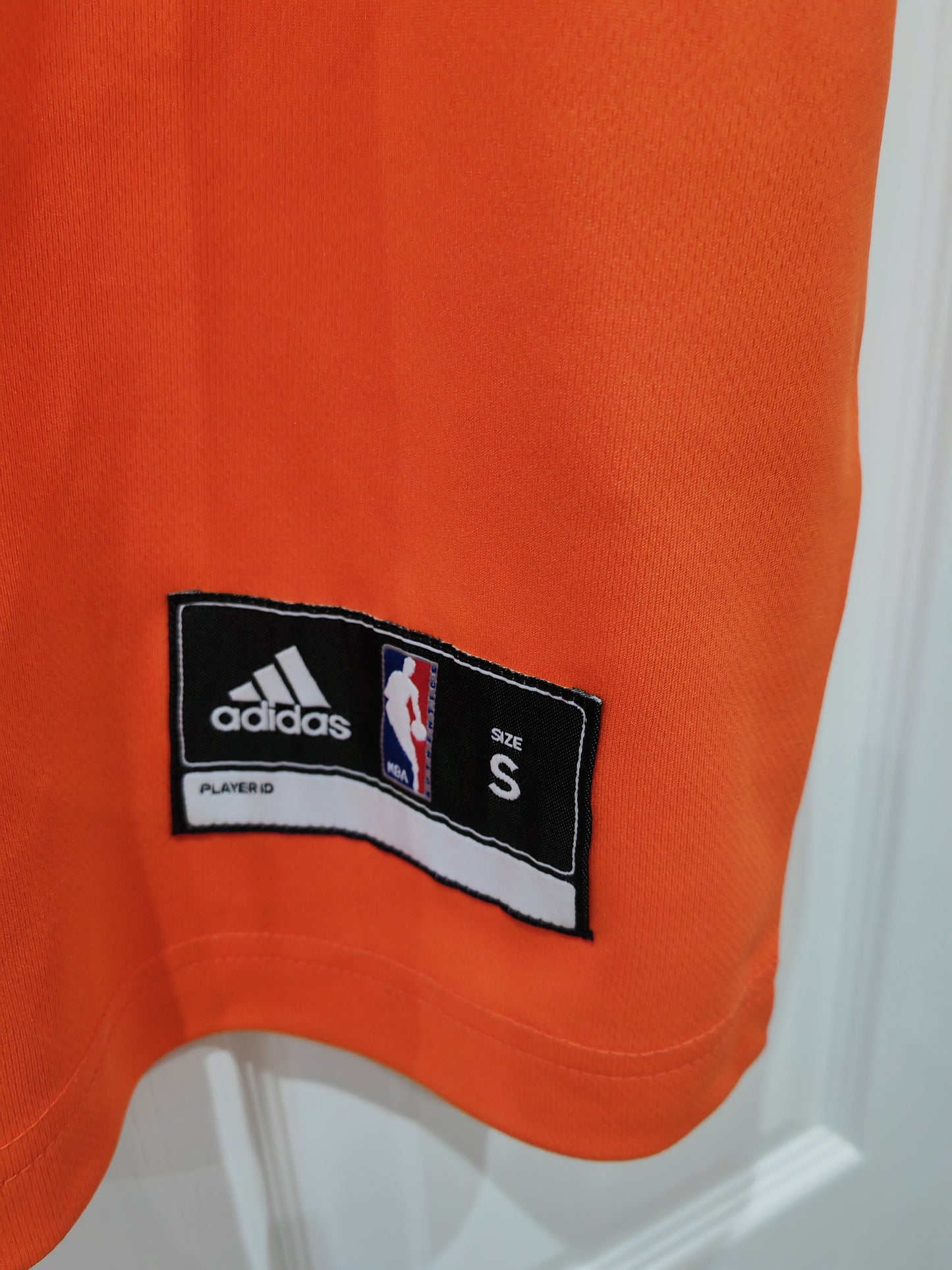 Adidas New York Knicks NBA Jersey, #21 Shumpert, Orange, Size Small