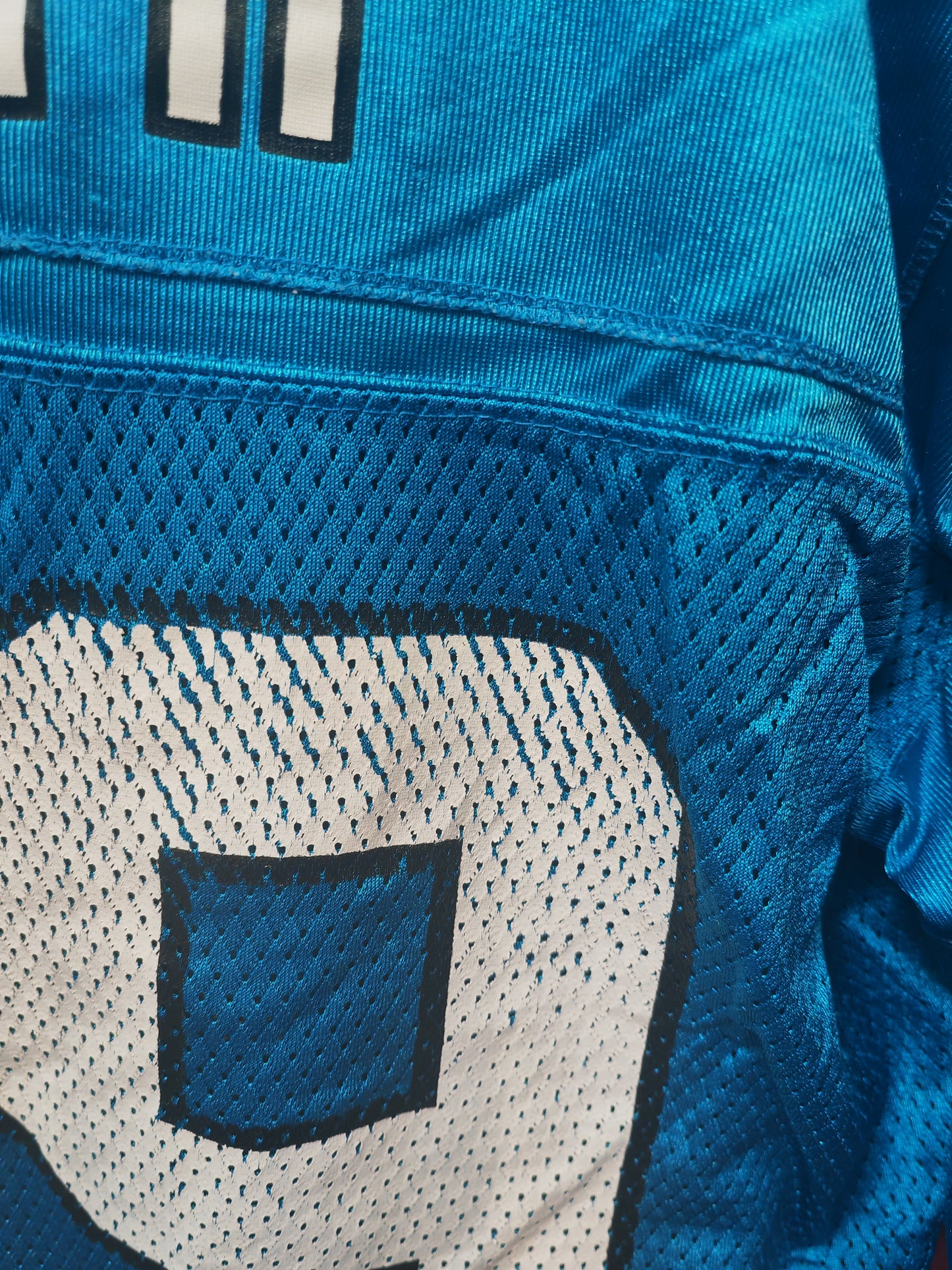 Reebok Carolina Panthers NFL Jersey, #89 Smith, Blue, Size Large