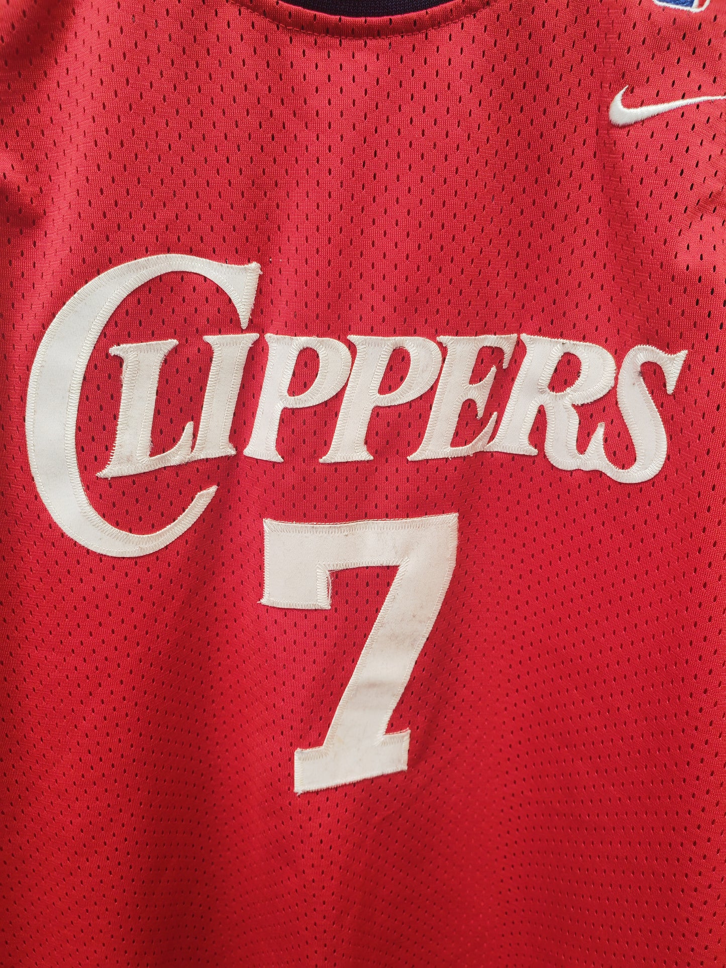 Youth Nike Los Angeles Clippers NBA Jersey, #7 Odom. Red, Size YXL