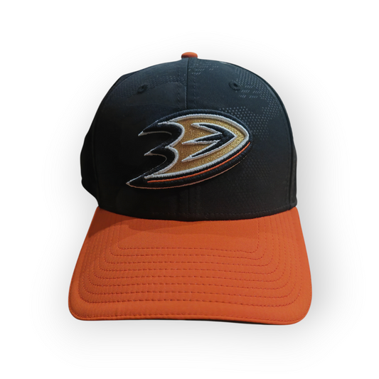 Fanatics Pro Anaheim Ducks NHL Fitted Cap, Black/Orange, Size L/XL