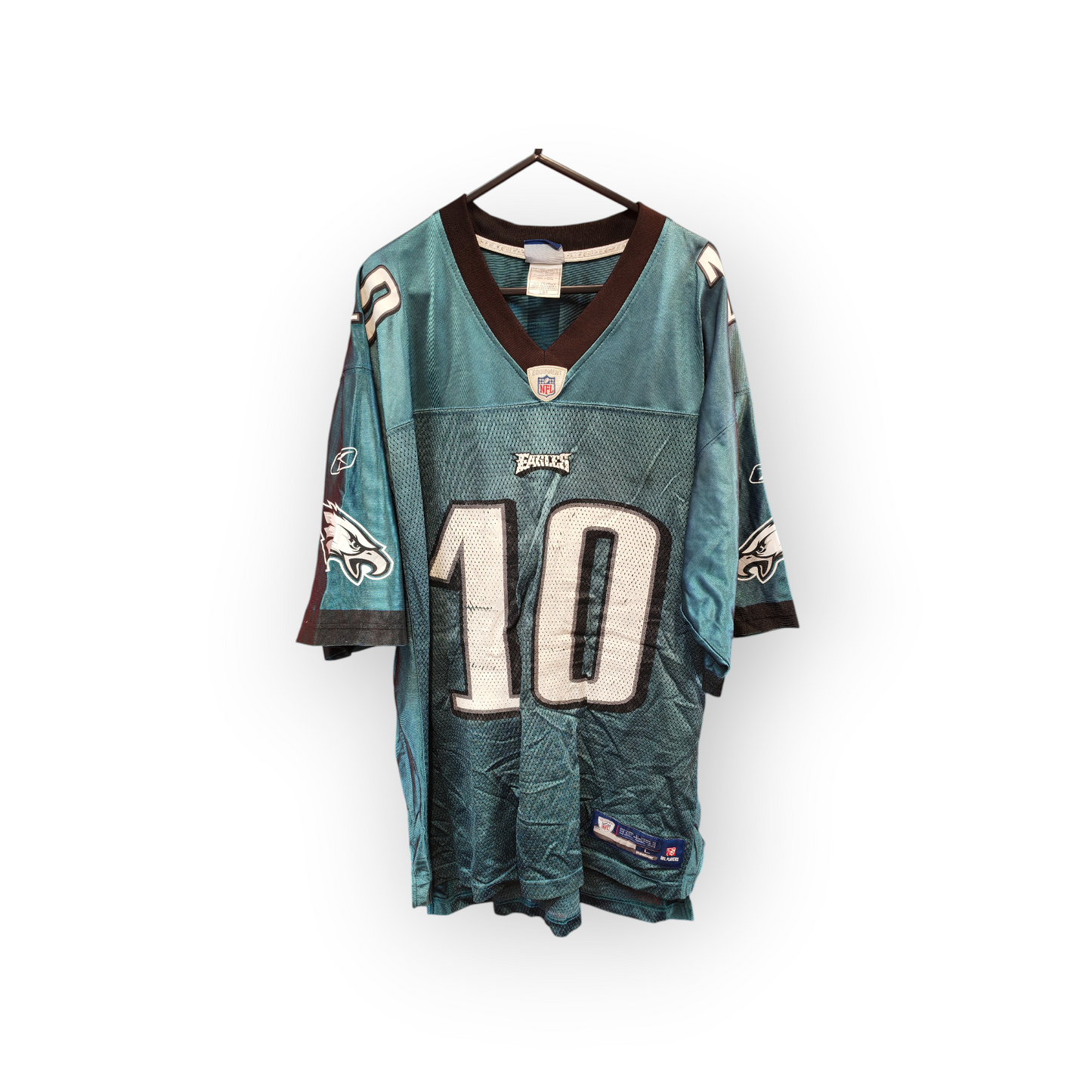 Reebok Philadelphia Eagles NFL Jersey, #10 Jackson, Green, Size Large