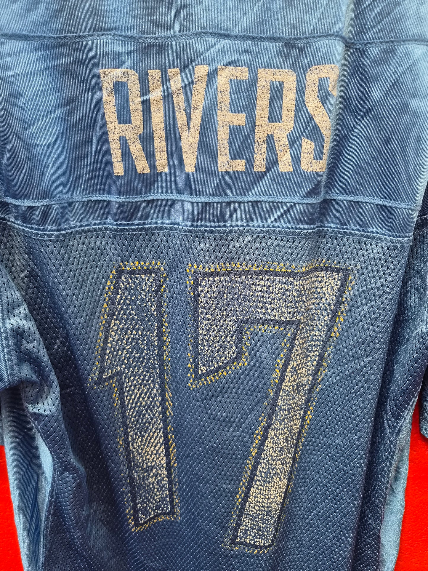 Reebok Los Angeles/San Diego Chargers NFL Jersey, #17 Rivers, Blue, Size Medium